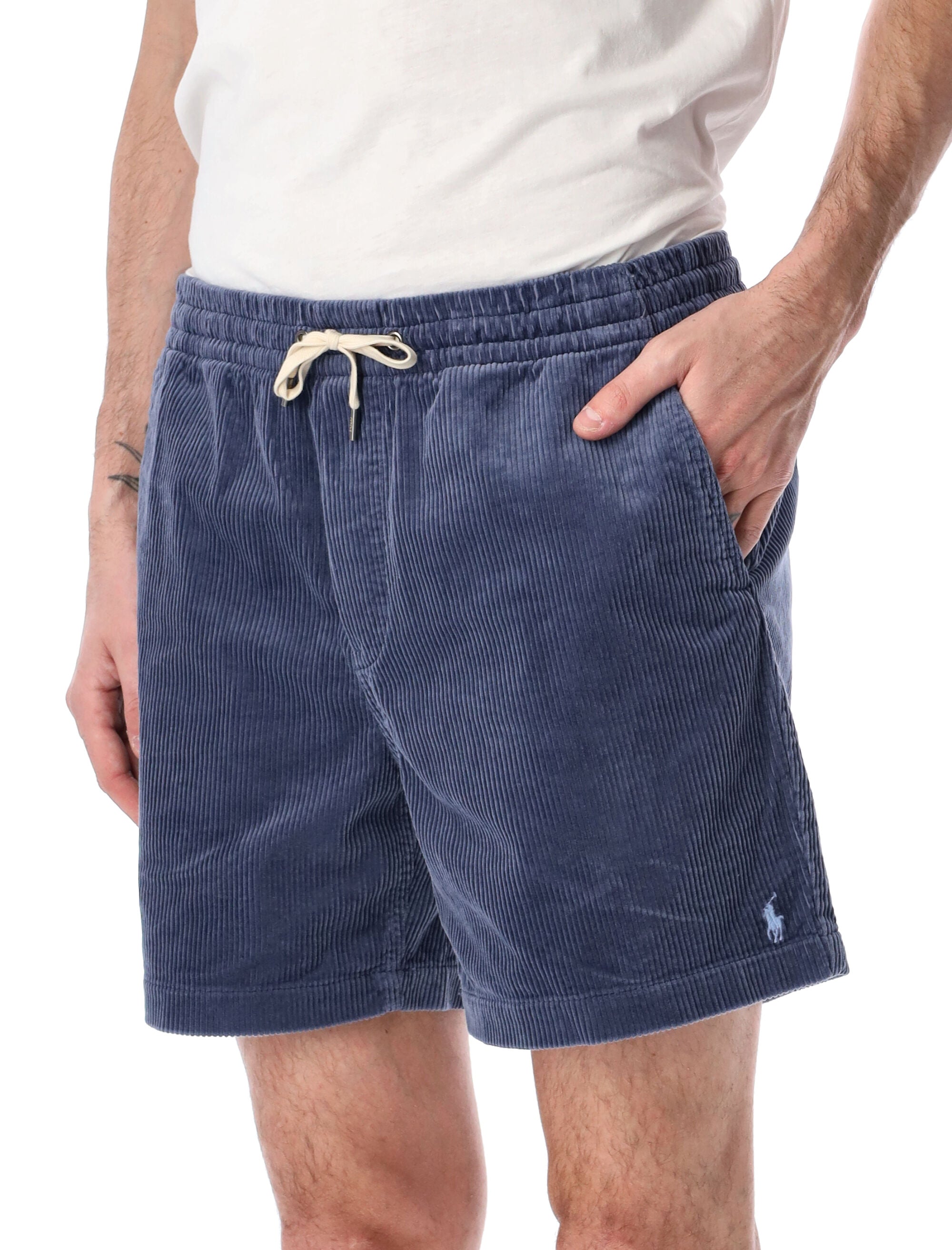 Polo Ralph Lauren Prepster Corduroy Shorts Navy Cotton