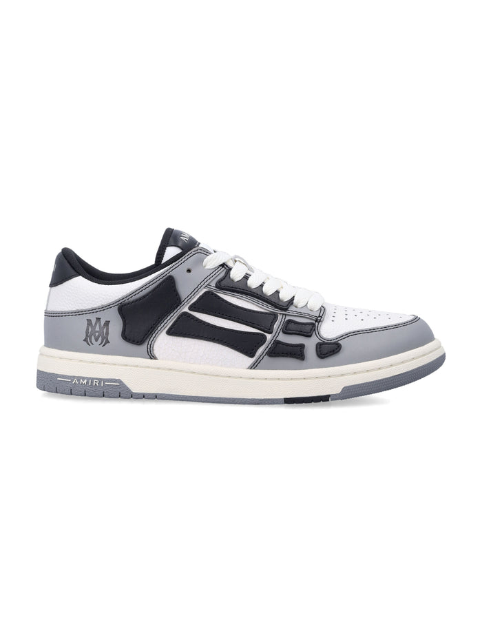 Amiri Skel Low Top Leather Sneakers Black / Grey Upper