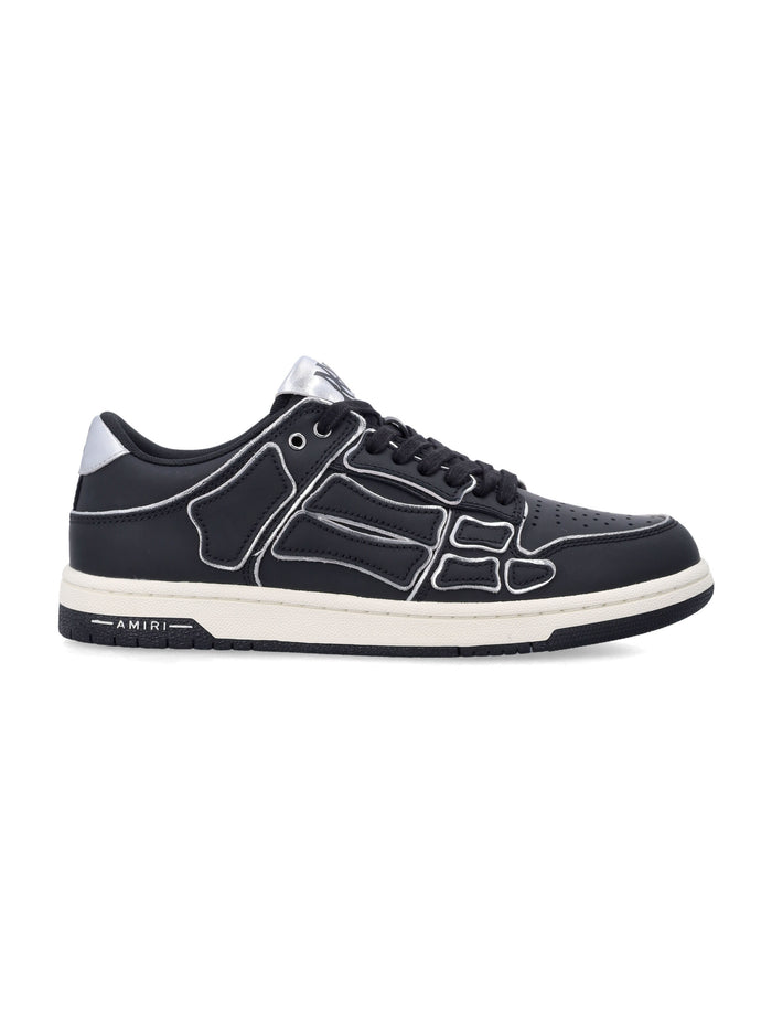 Amiri Classic Low Silver-Detail Sneakers Black Upper