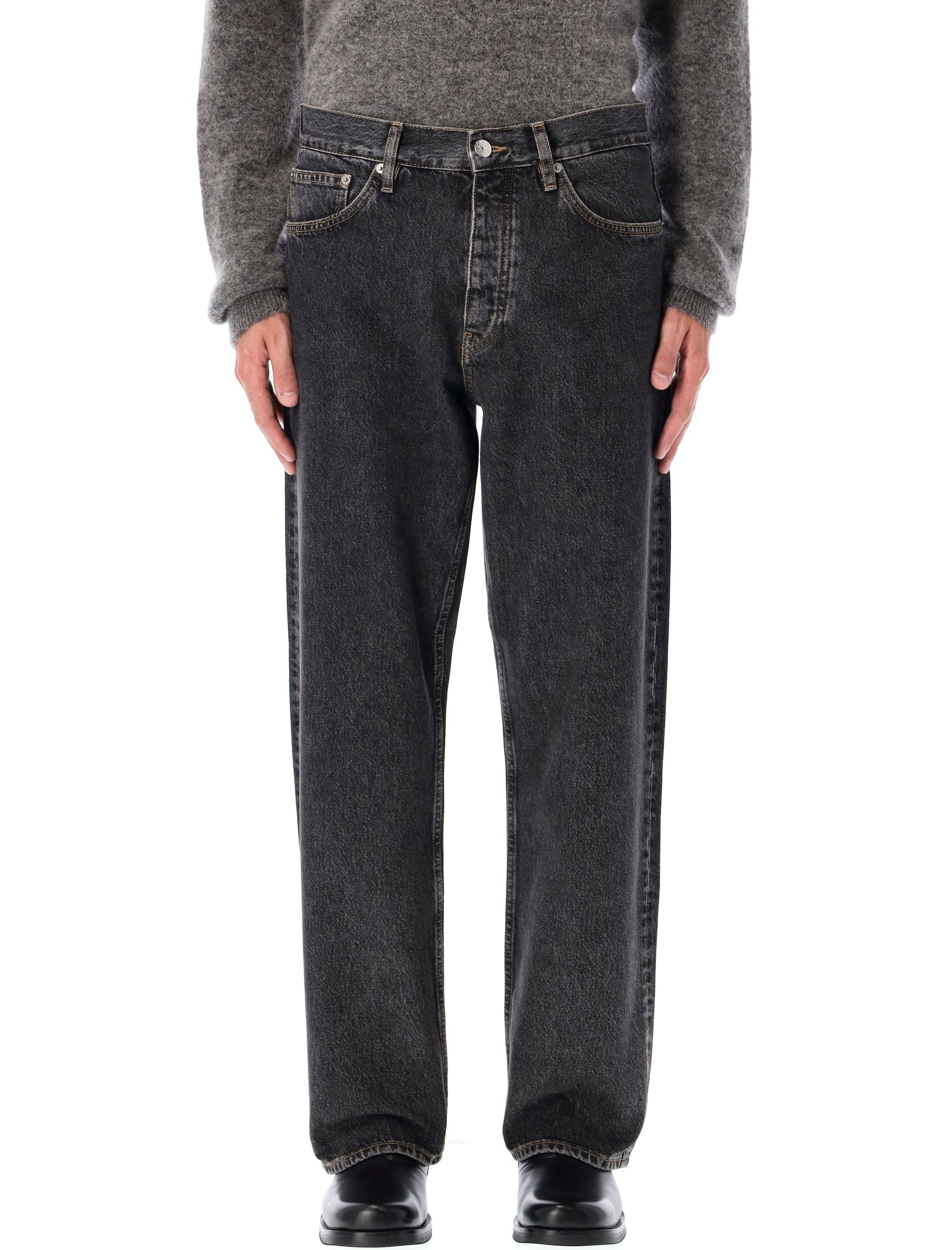 Sunflower Loose Fit Black Stone Washed Organic Denim Jeans Cotton