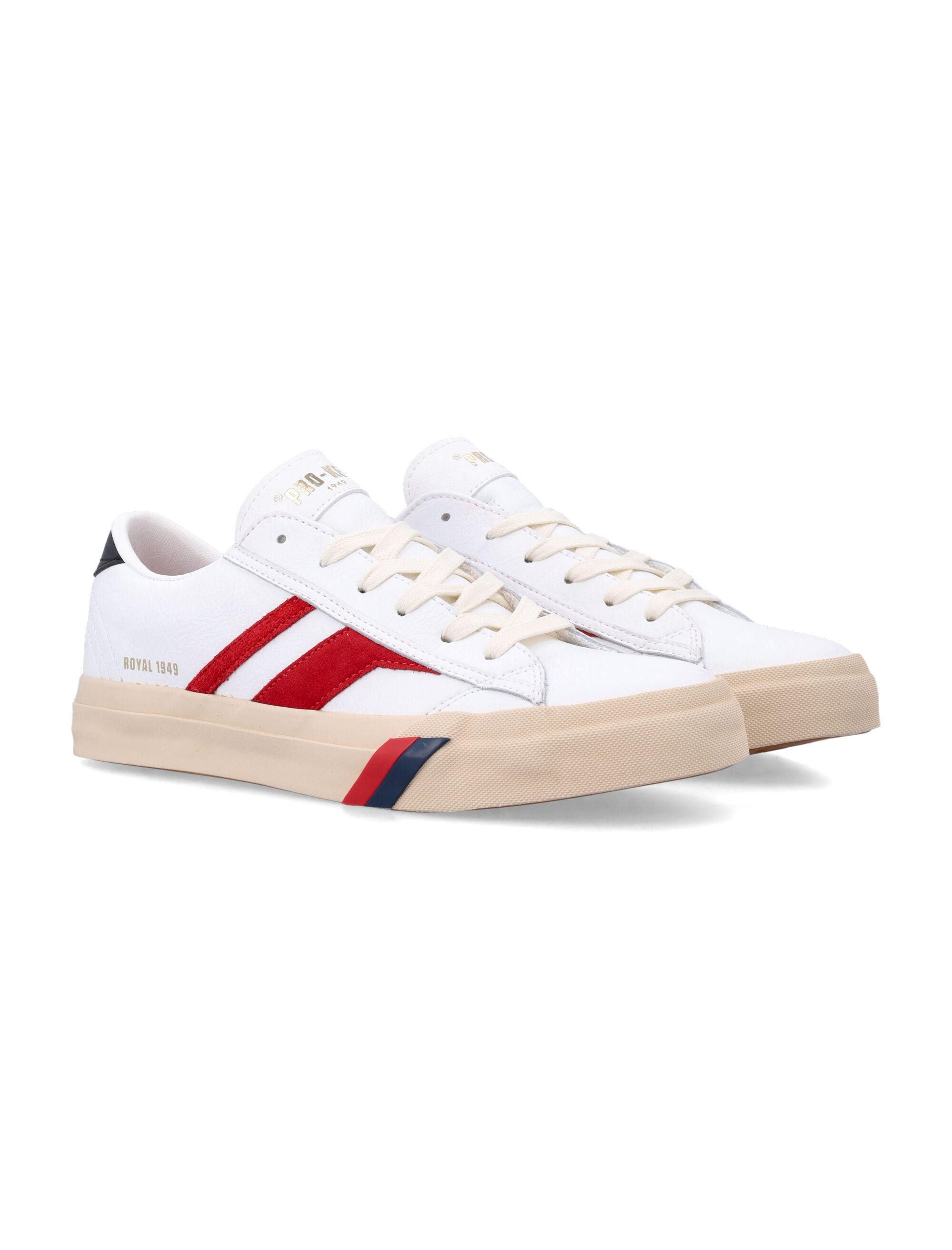 Pro-Keds Royal Classic leather sneakers White Red Upper