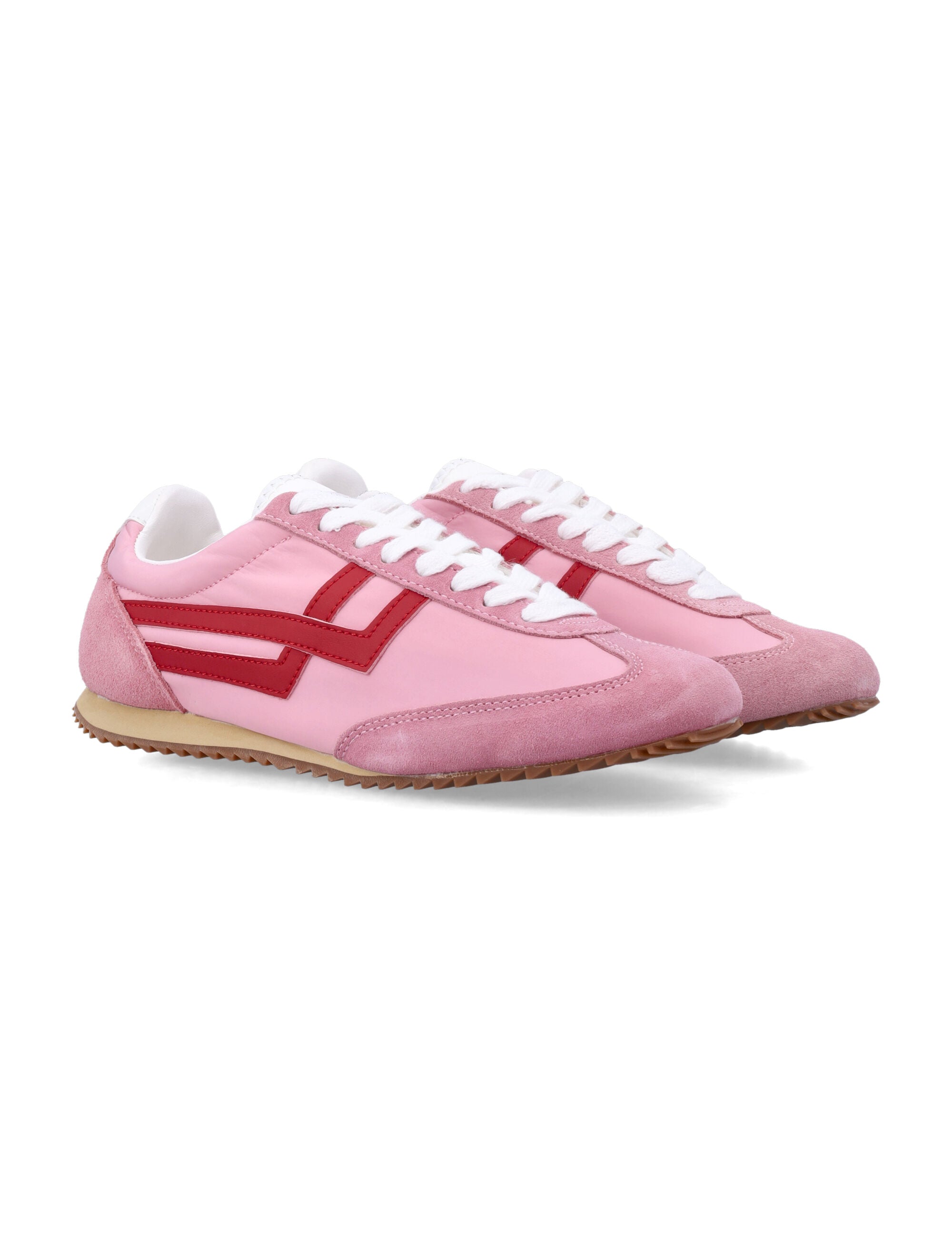 Pro-Keds Racer 77 nylon womans sneakers Pink Upper