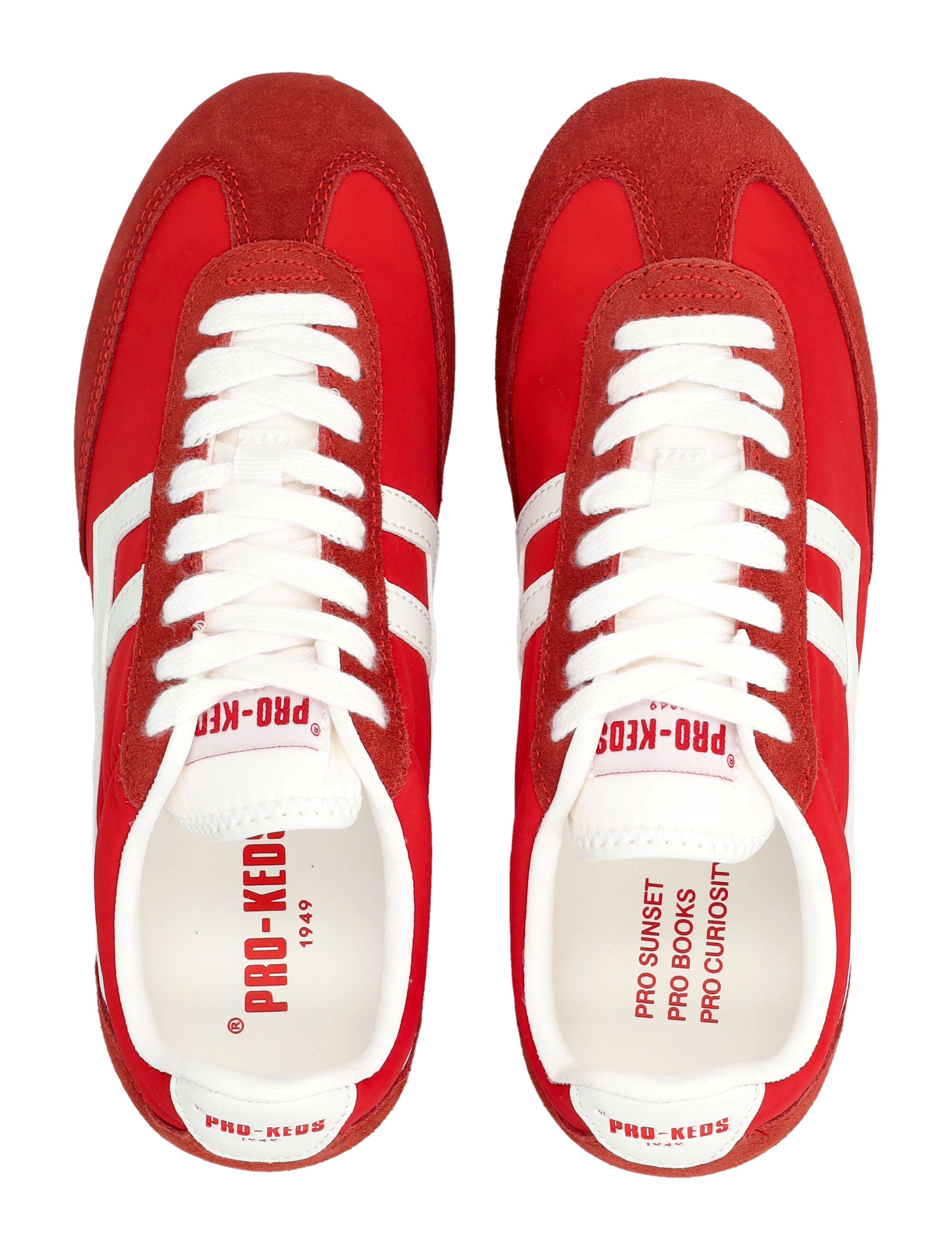 Pro-Keds Racer 77 nylon womans sneakers Red Upper
