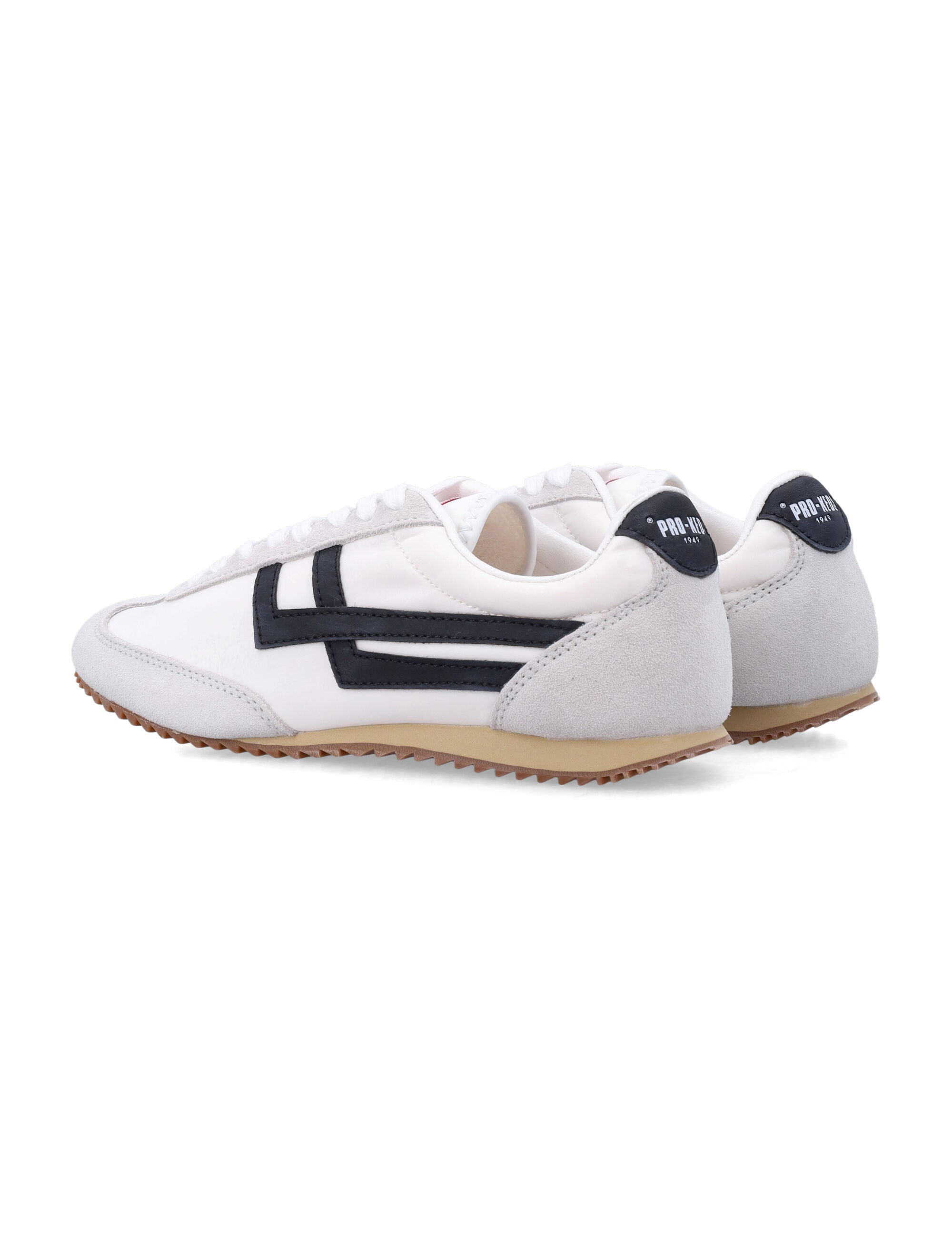 Pro-Keds Racer 77 nylon womans sneakers White Black Upper