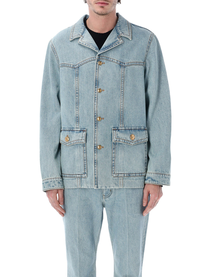 Valentino Garavani denim jacket Blue Cotton