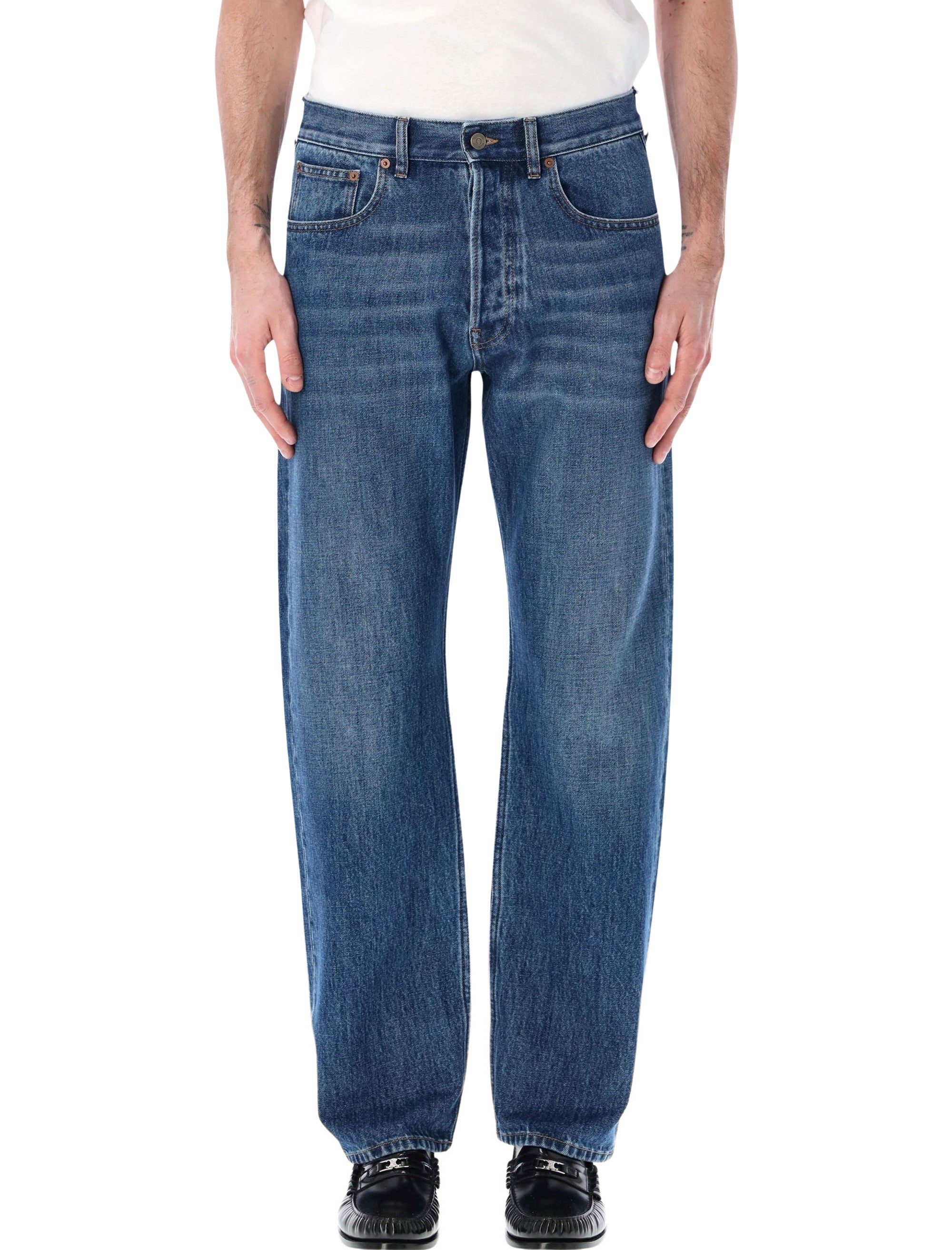 Valentino Garavani regular jeans Medium Blue Denim Cotton