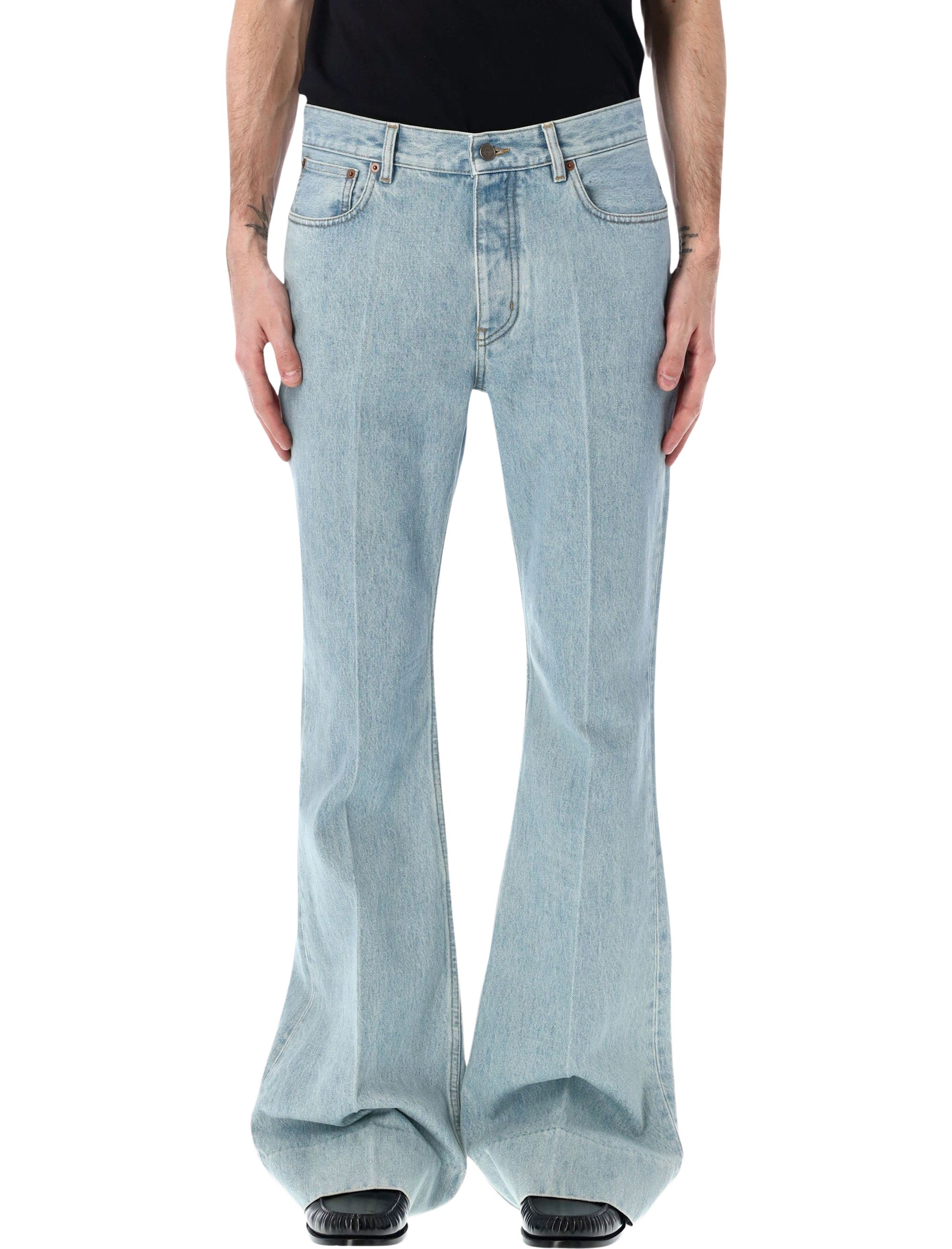 Valentino Garavani flared jeans Light Blue Denim Cotton