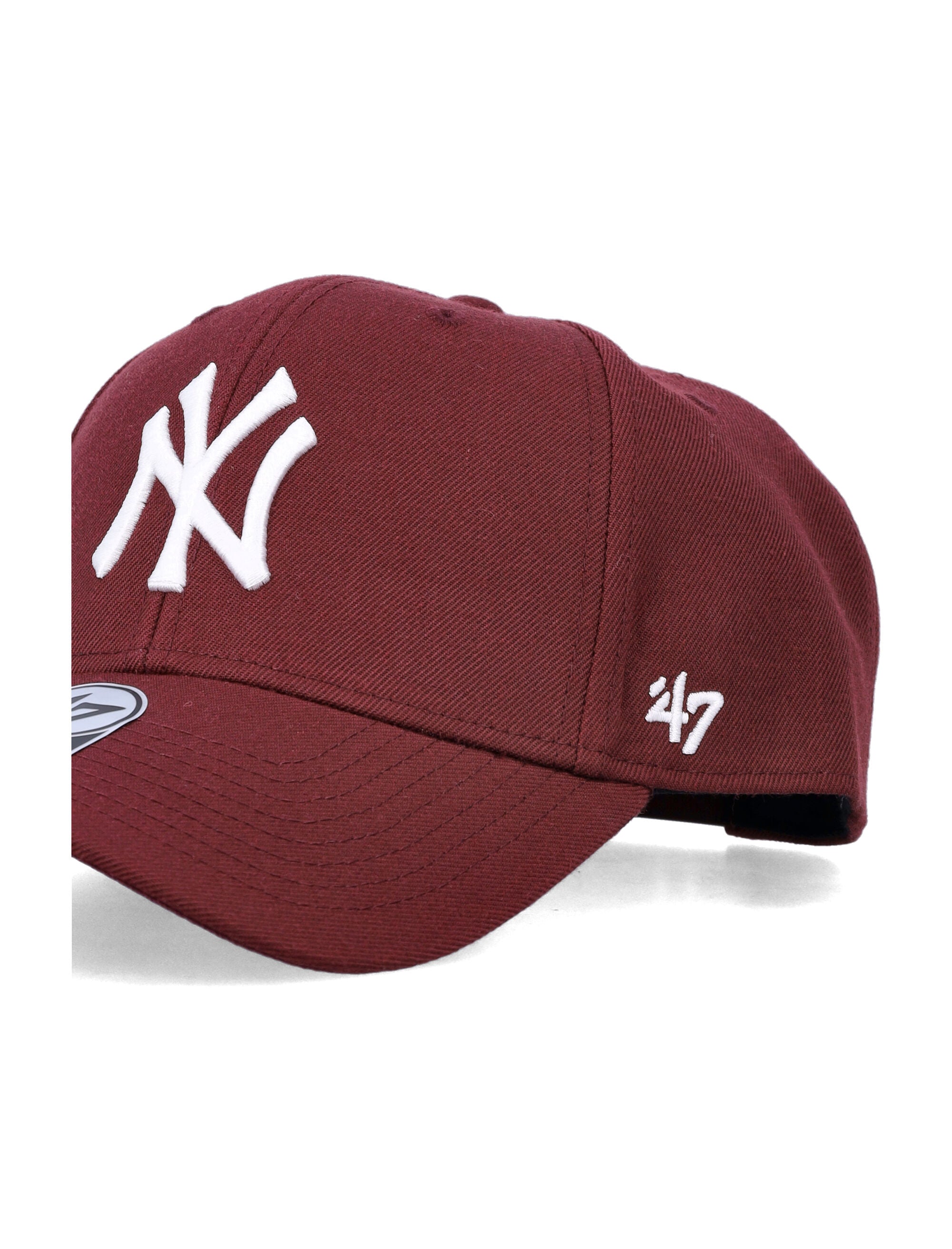 47 Mvp New York Yankees Snapback Hat Dark Maroon Acrylic