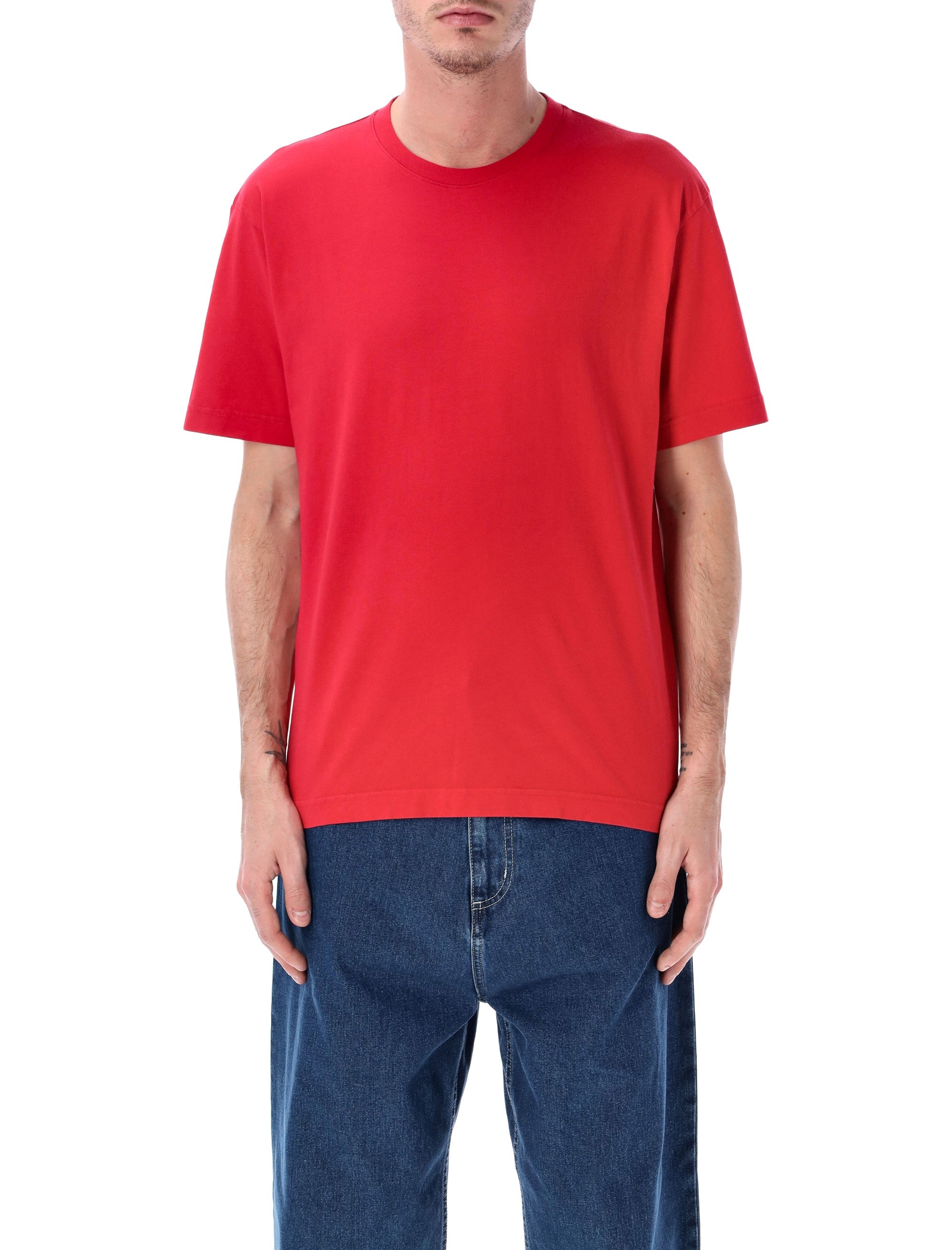Colorful Standard Oversized Organic T-Shirt Scarlet Red Cotton Tshirt