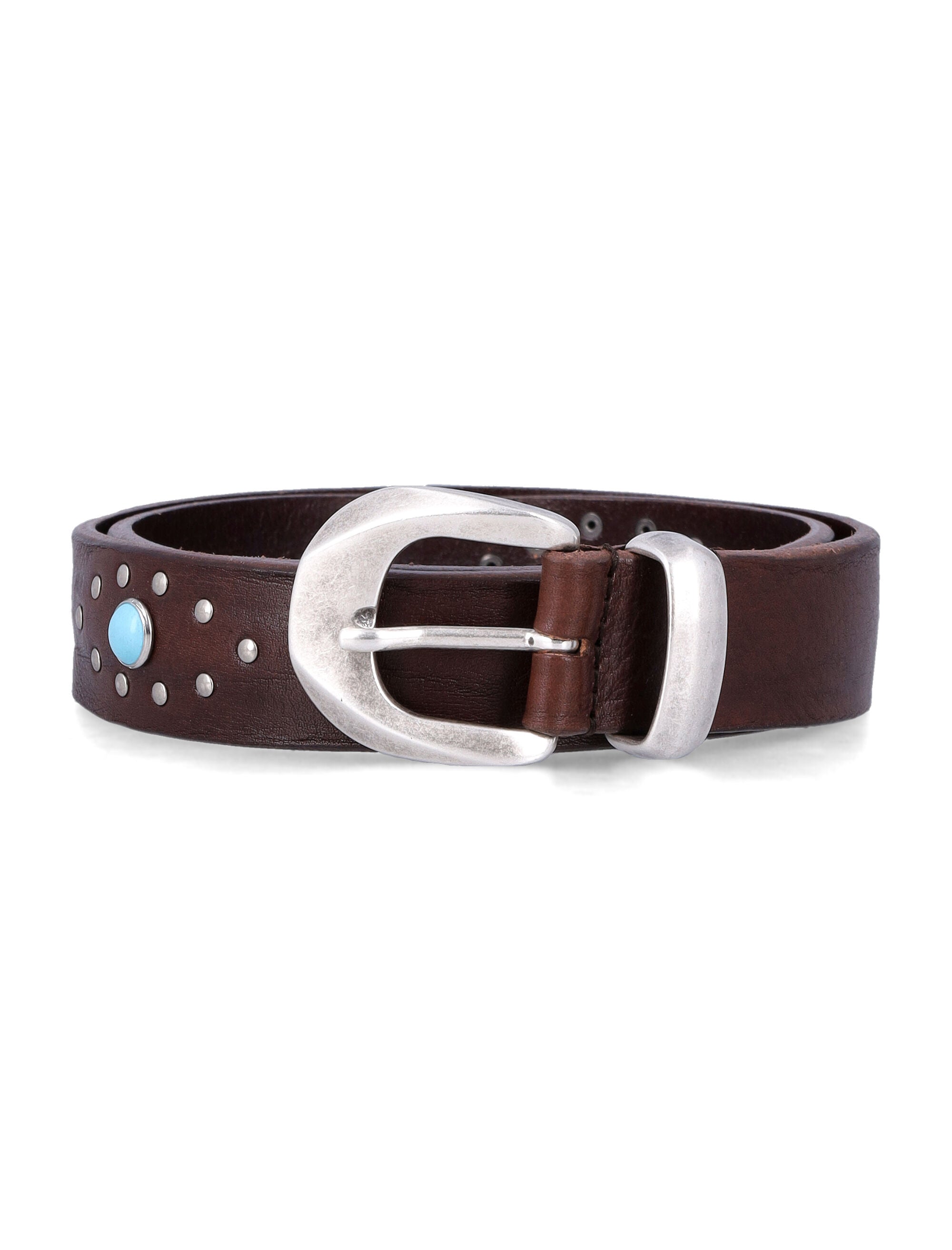 Mancini 1979 Alfred studded leather belt H 30 Testa Di Moro