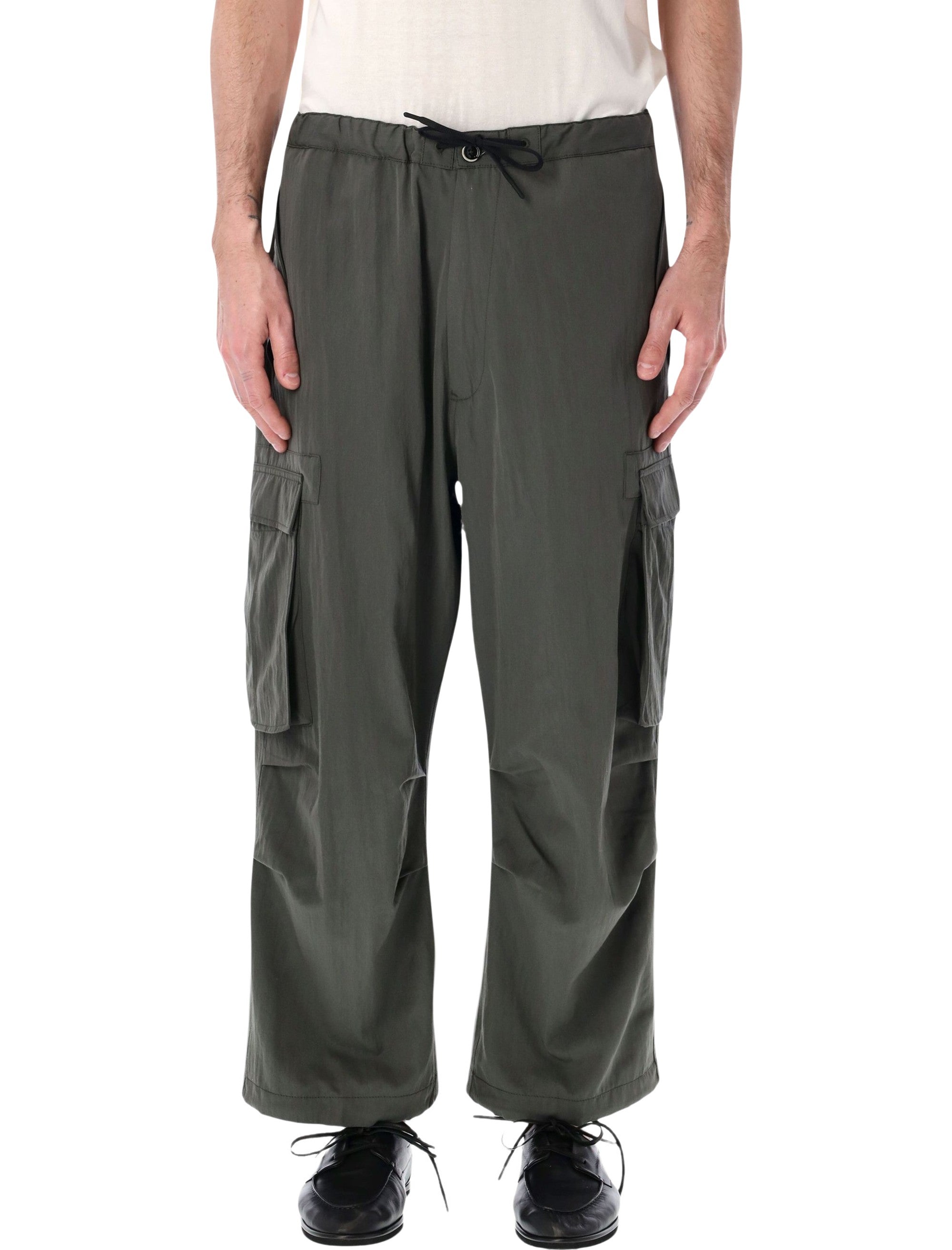 Nine The Morning Lucien Cargo Pants Cactus Wool