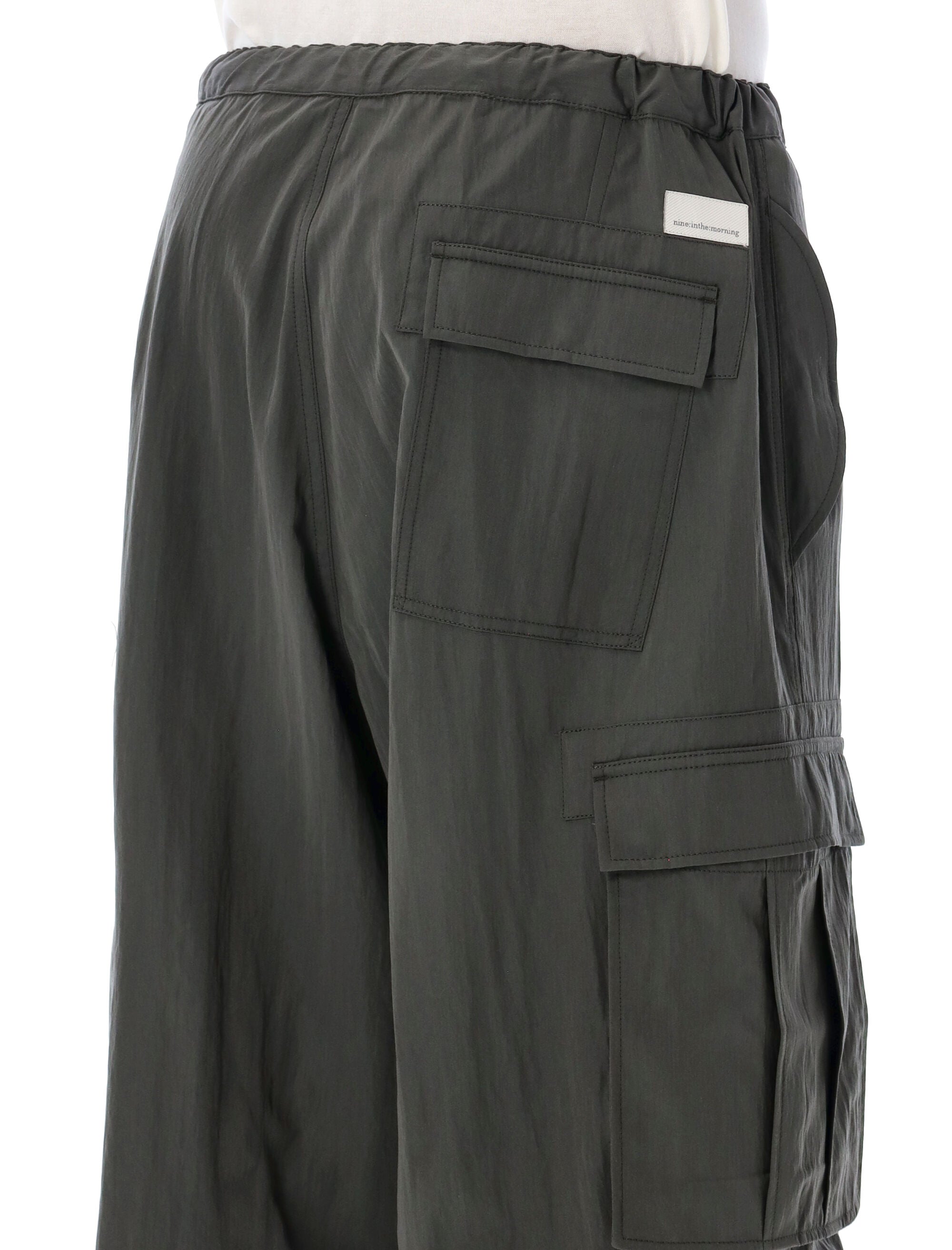 Nine The Morning Lucien Cargo Pants Cactus Wool