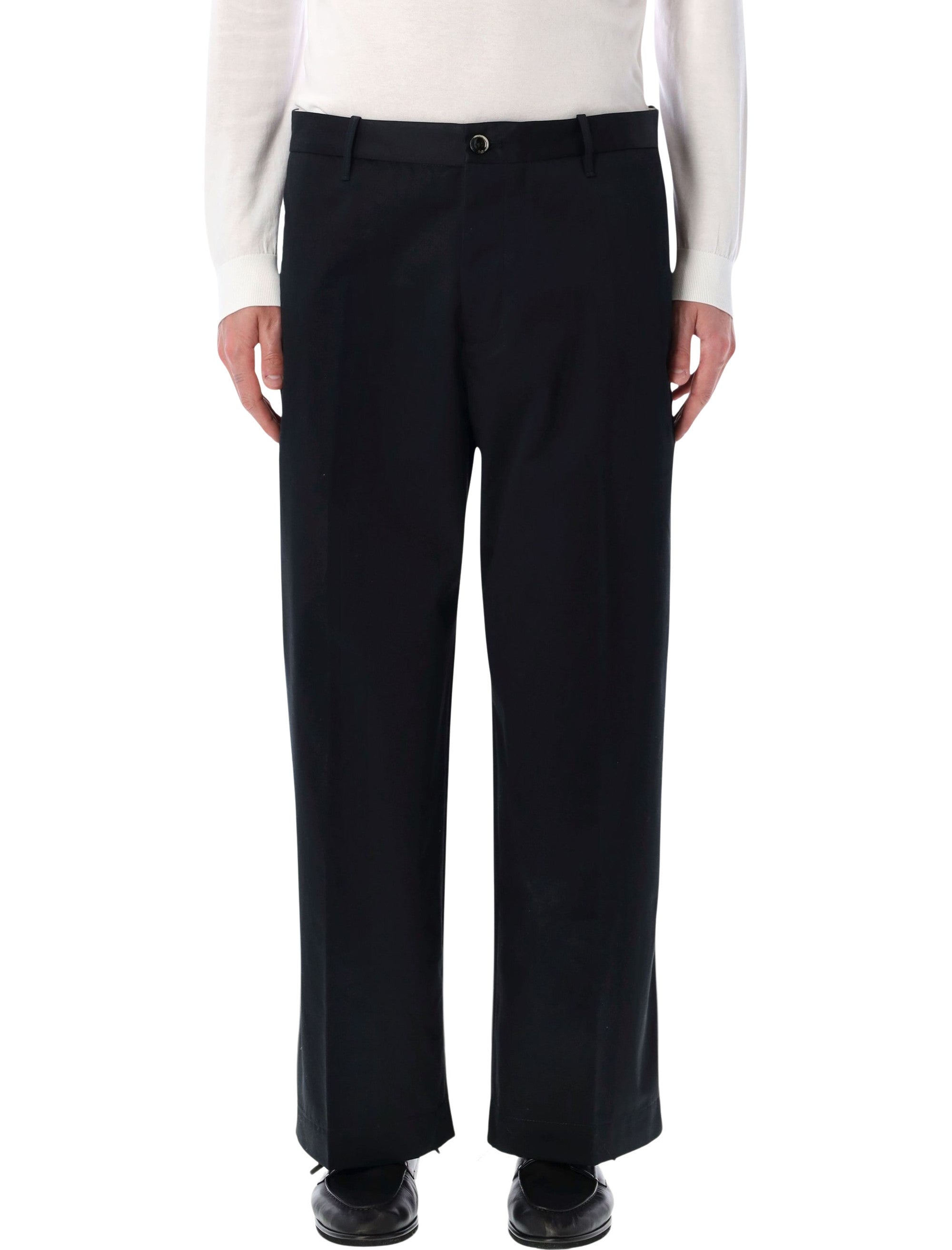 Nine The Morning Thiago Cotton Pants Black