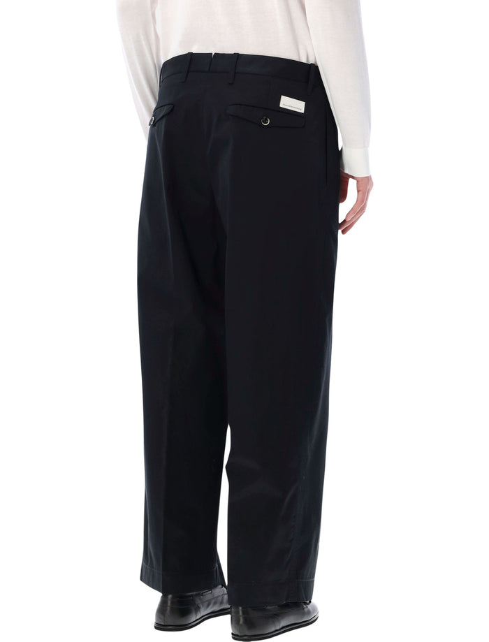 Nine The Morning Thiago Cotton Pants Black