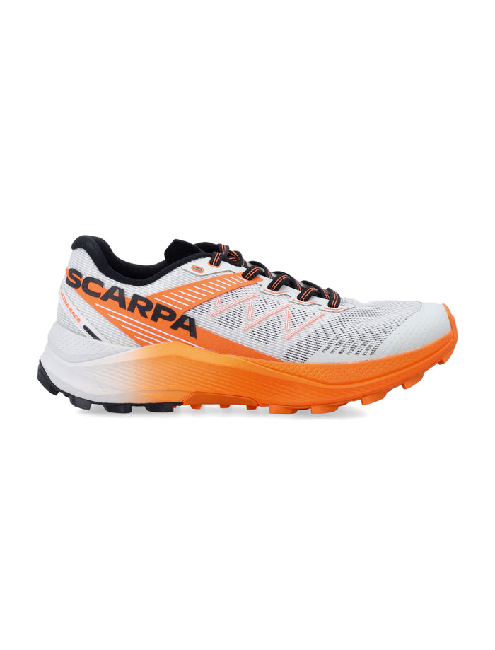 Scarpa Spin Ultra 2 ultra-distance running shoes Ice Orange Fluo Upper Sneaker