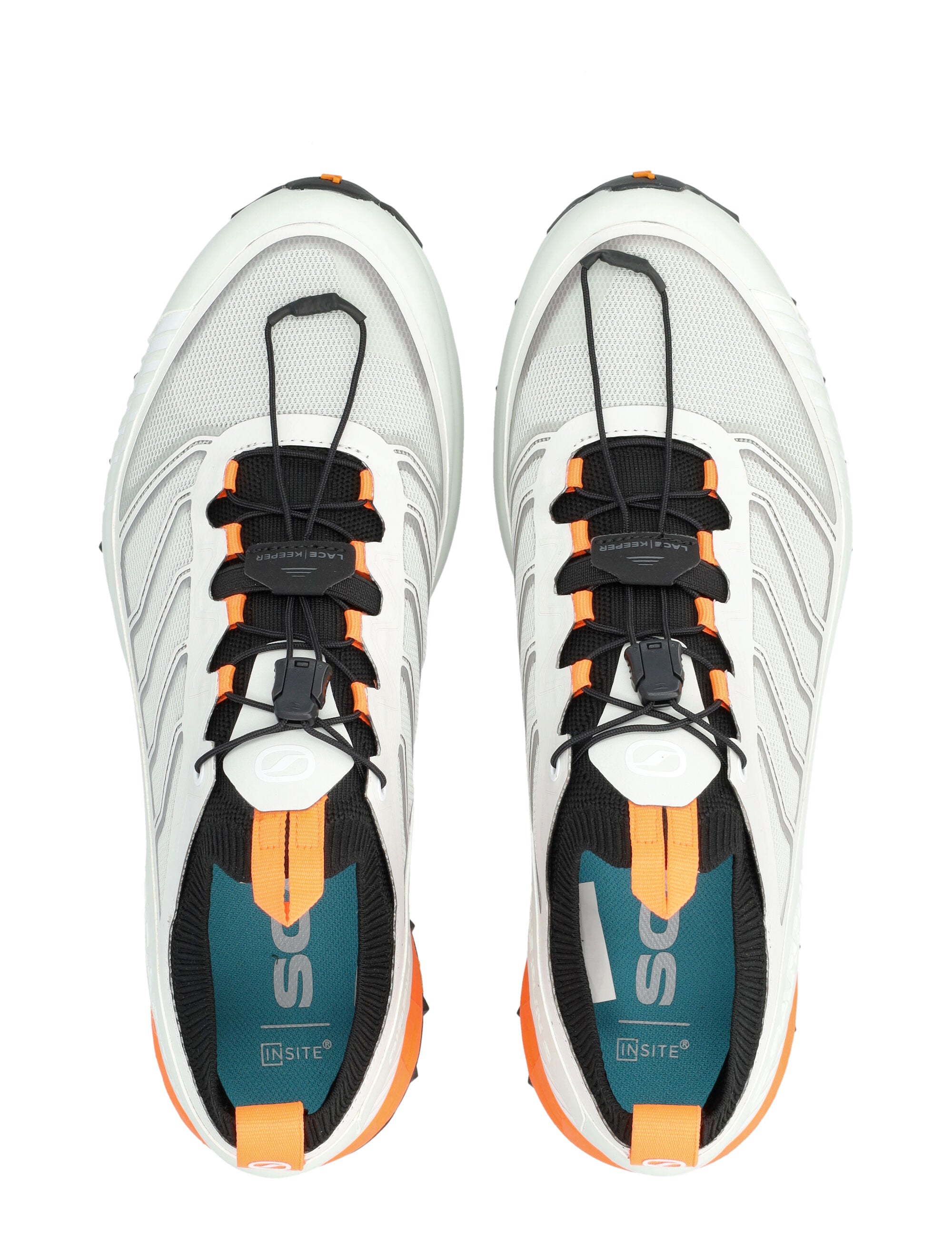 Sccarpa Ribelle Run 2 Trail Running Shoes White Orange Fluo Upper Sneaker