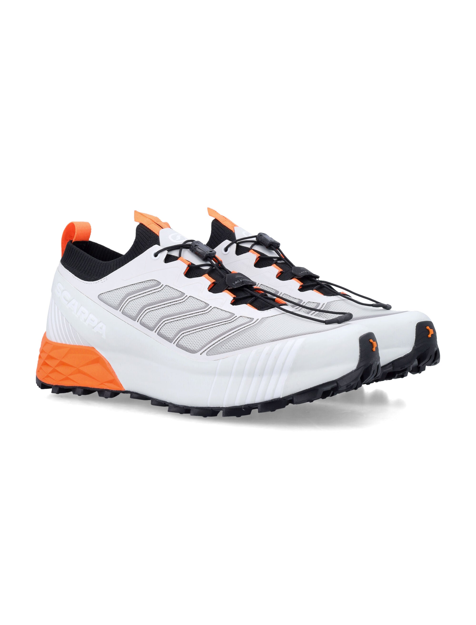 Sccarpa Ribelle Run 2 Trail Running Shoes White Orange Fluo Upper Sneaker
