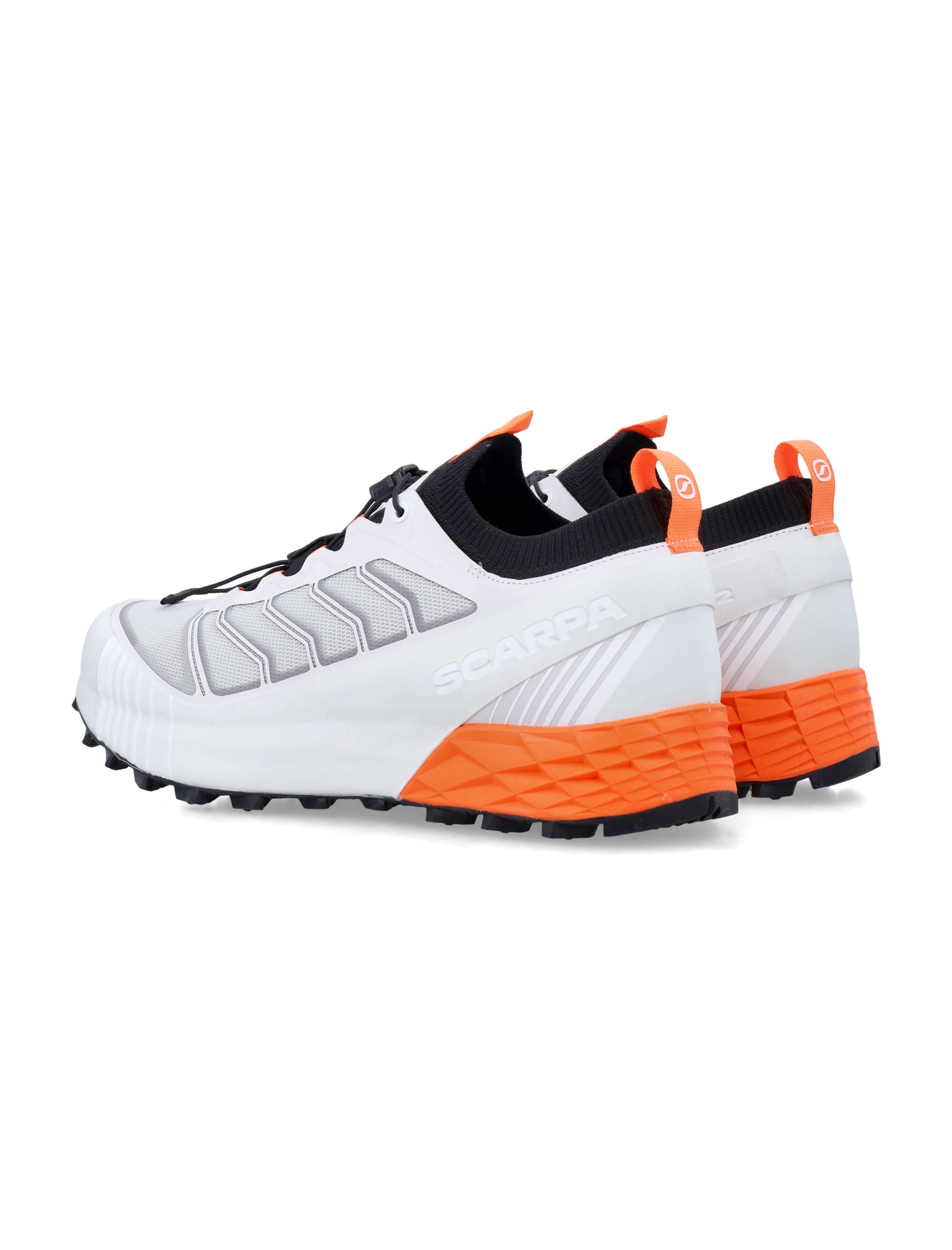 Sccarpa Ribelle Run 2 Trail Running Shoes White Orange Fluo Upper Sneaker
