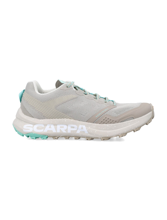 Spin Planet trail running womans shoes Scarpa Sand Ice Green Upper Sneaker