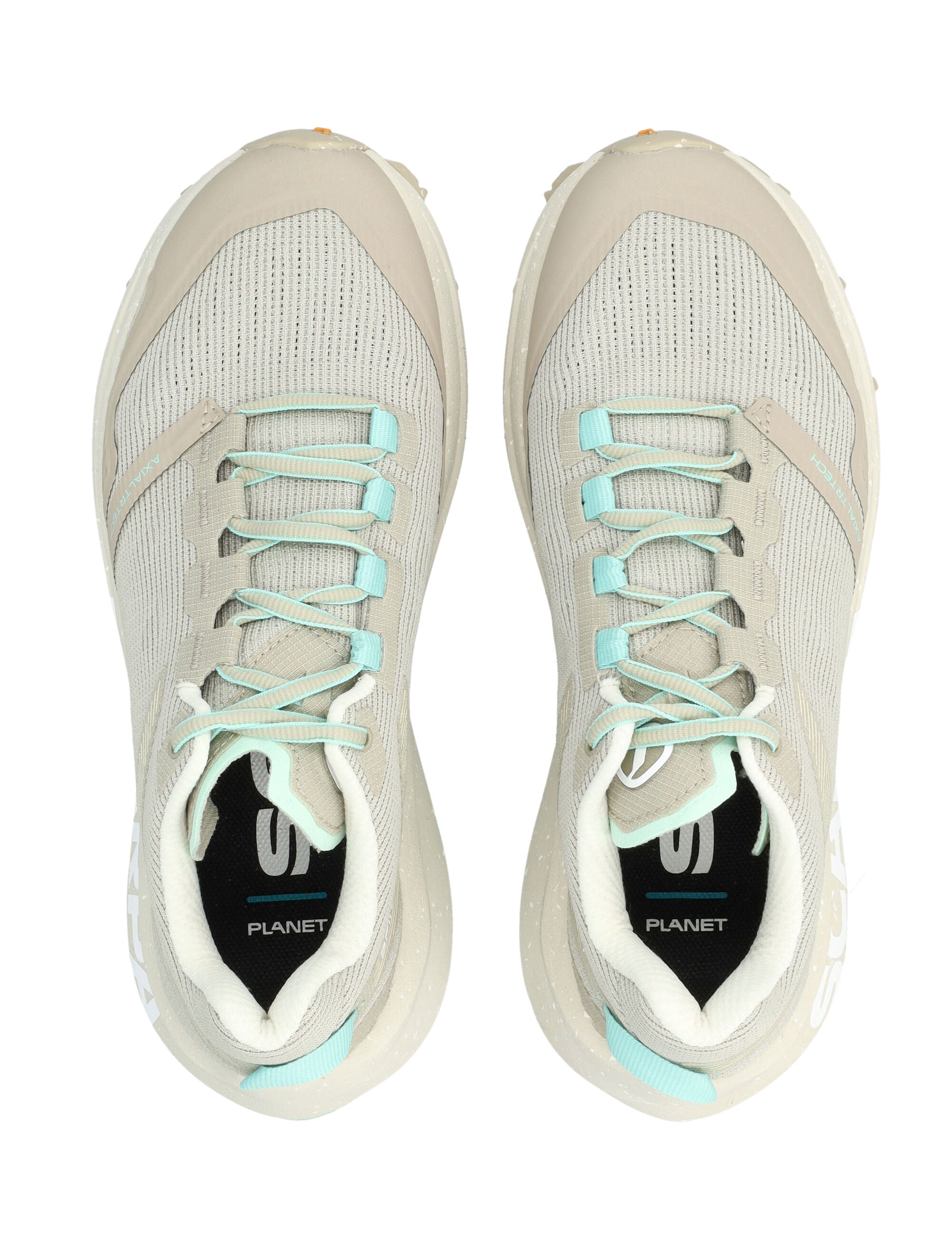 Spin Planet trail running womans shoes Scarpa Sand Ice Green Upper Sneaker
