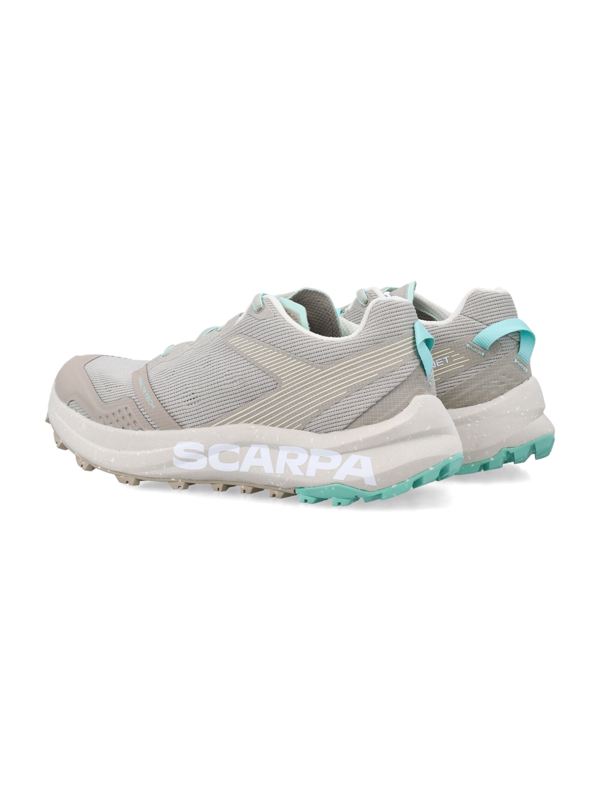 Spin Planet trail running womans shoes Scarpa Sand Ice Green Upper Sneaker