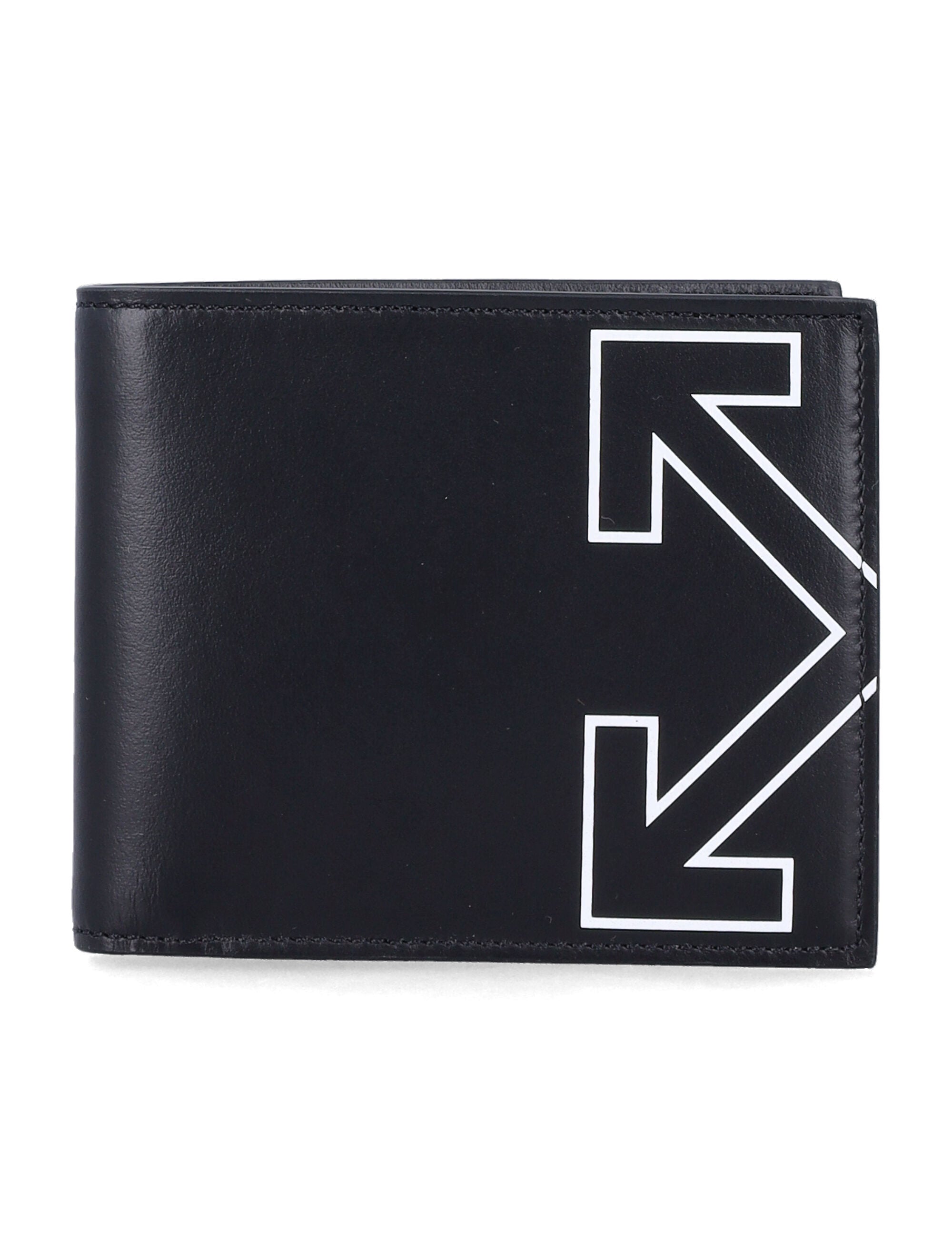 Off-White Heritage Bifold Leather Wallet Black Calf