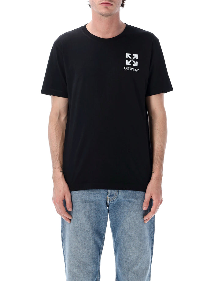 Off-White Small Arrow Cotton T-Shirt Black Tshirt