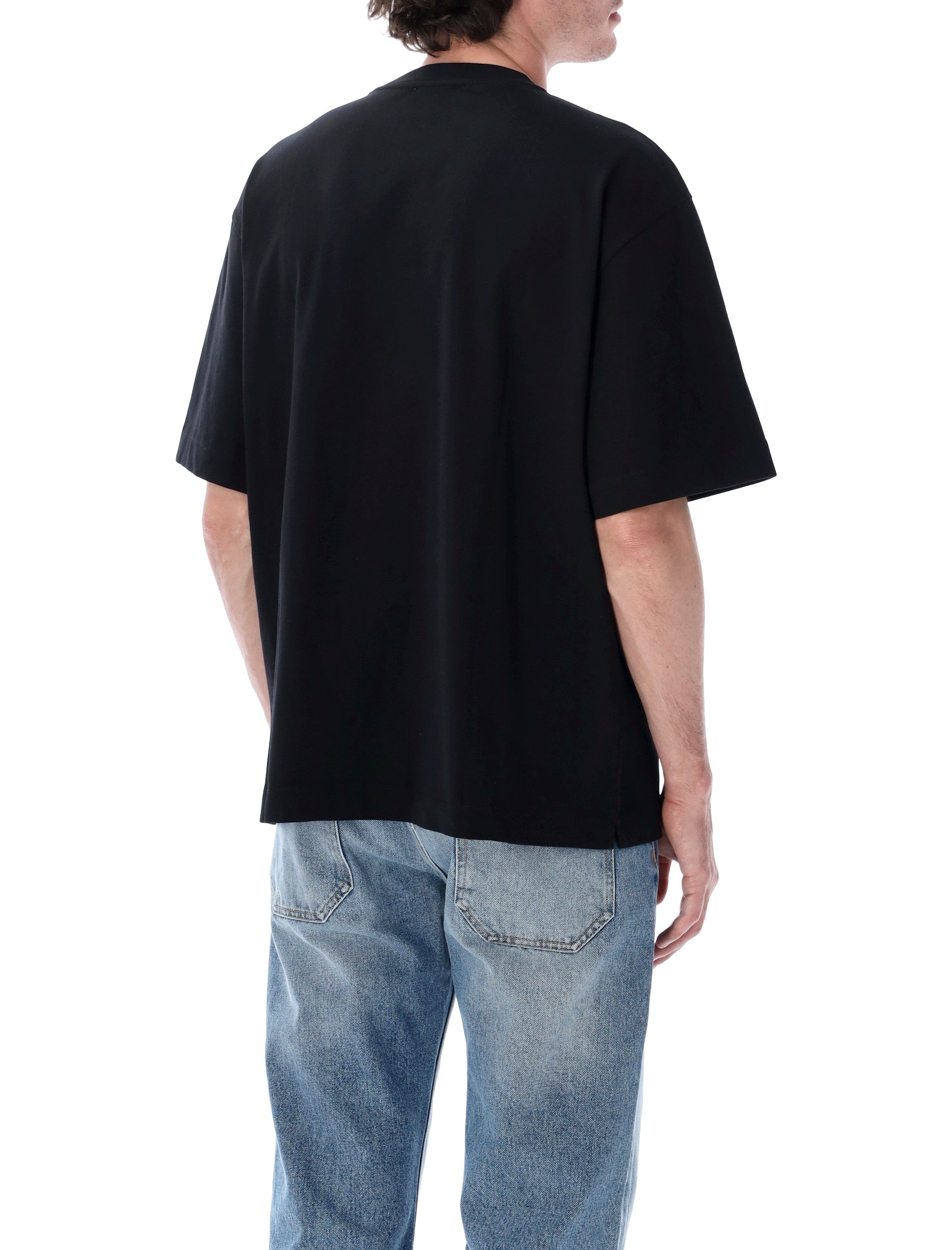 Off-White Big Bookish T-Shirt Black Cotton Tshirt
