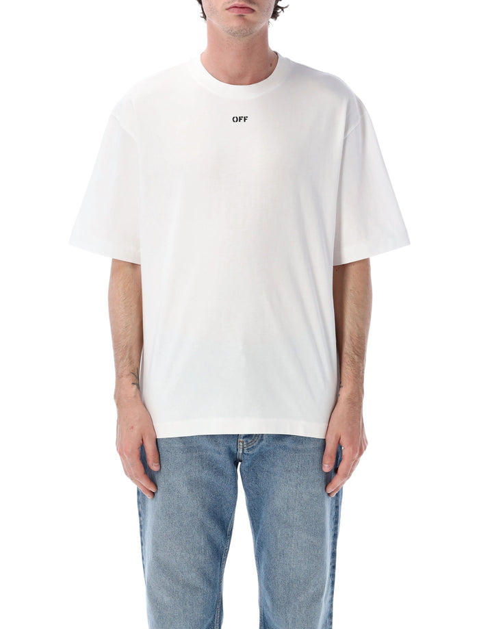 Off-White Chain Araldic Arrow Cotton T-Shirt Tshirt