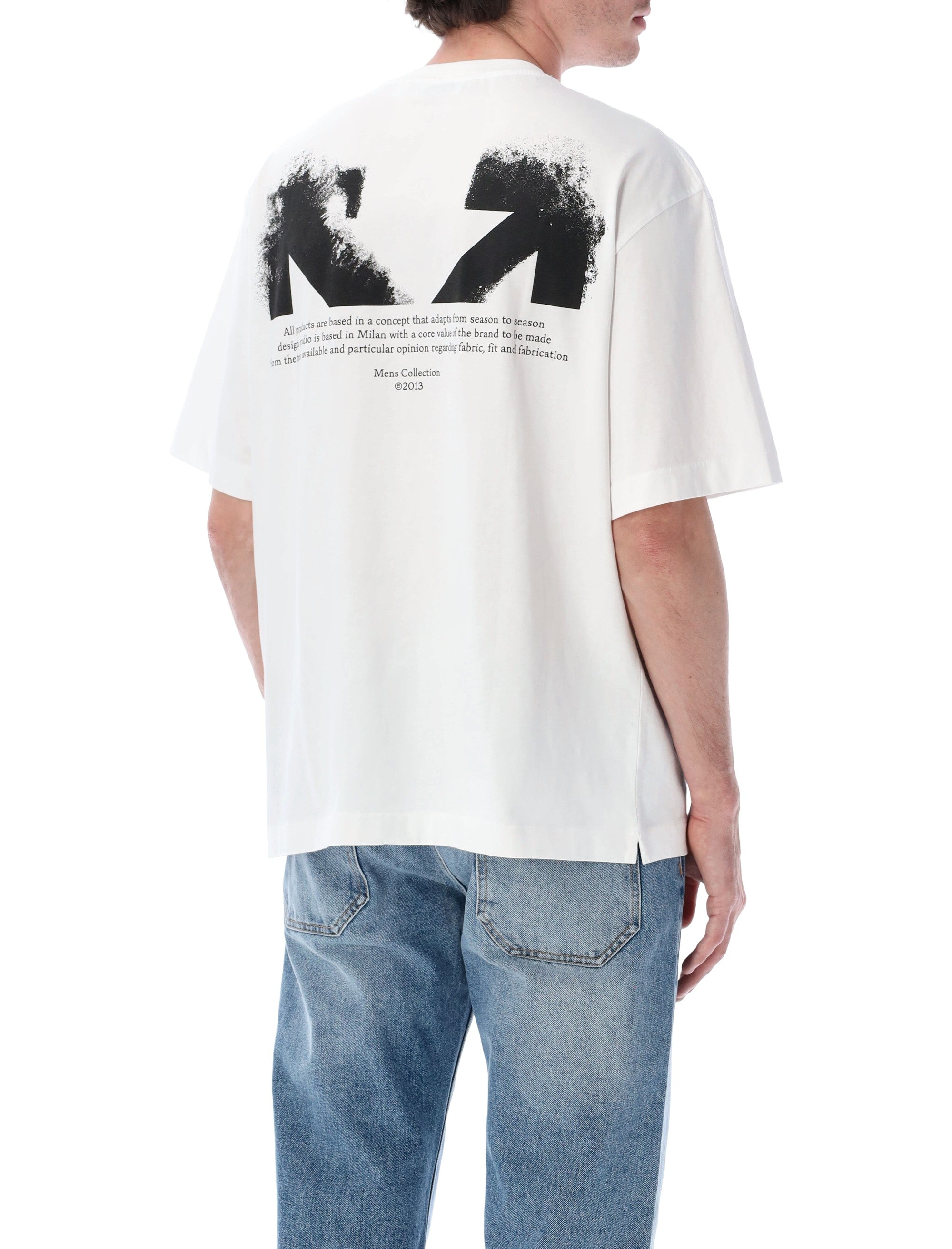 Off-White Half Arrow Skate T-Shirt Cotton Tshirt