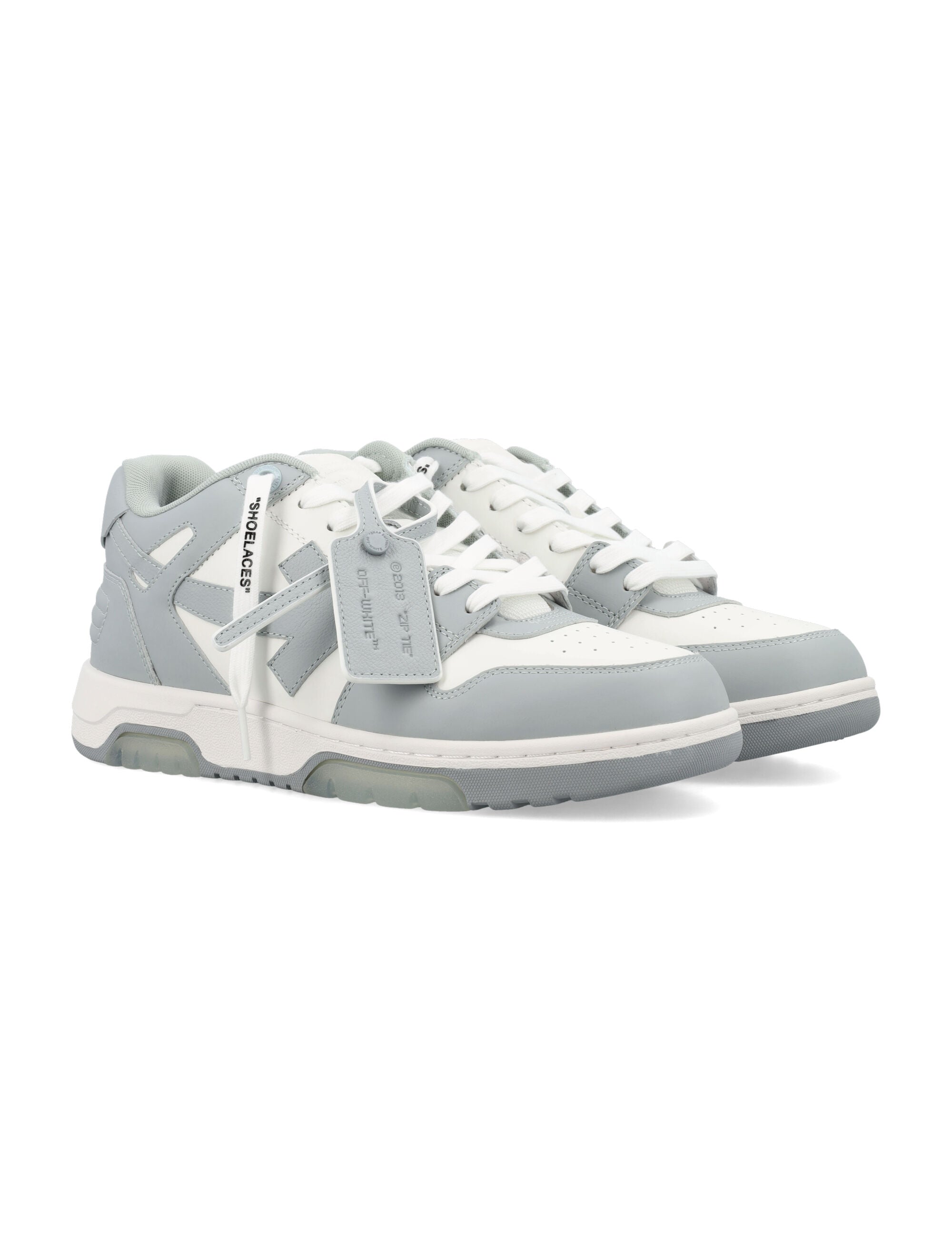 Off-White Out of Office low-top leather sneakers White Grey Upper