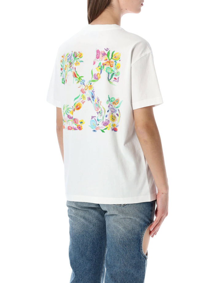 Off-White Flower Arrow t-shirt Cotton Tshirt