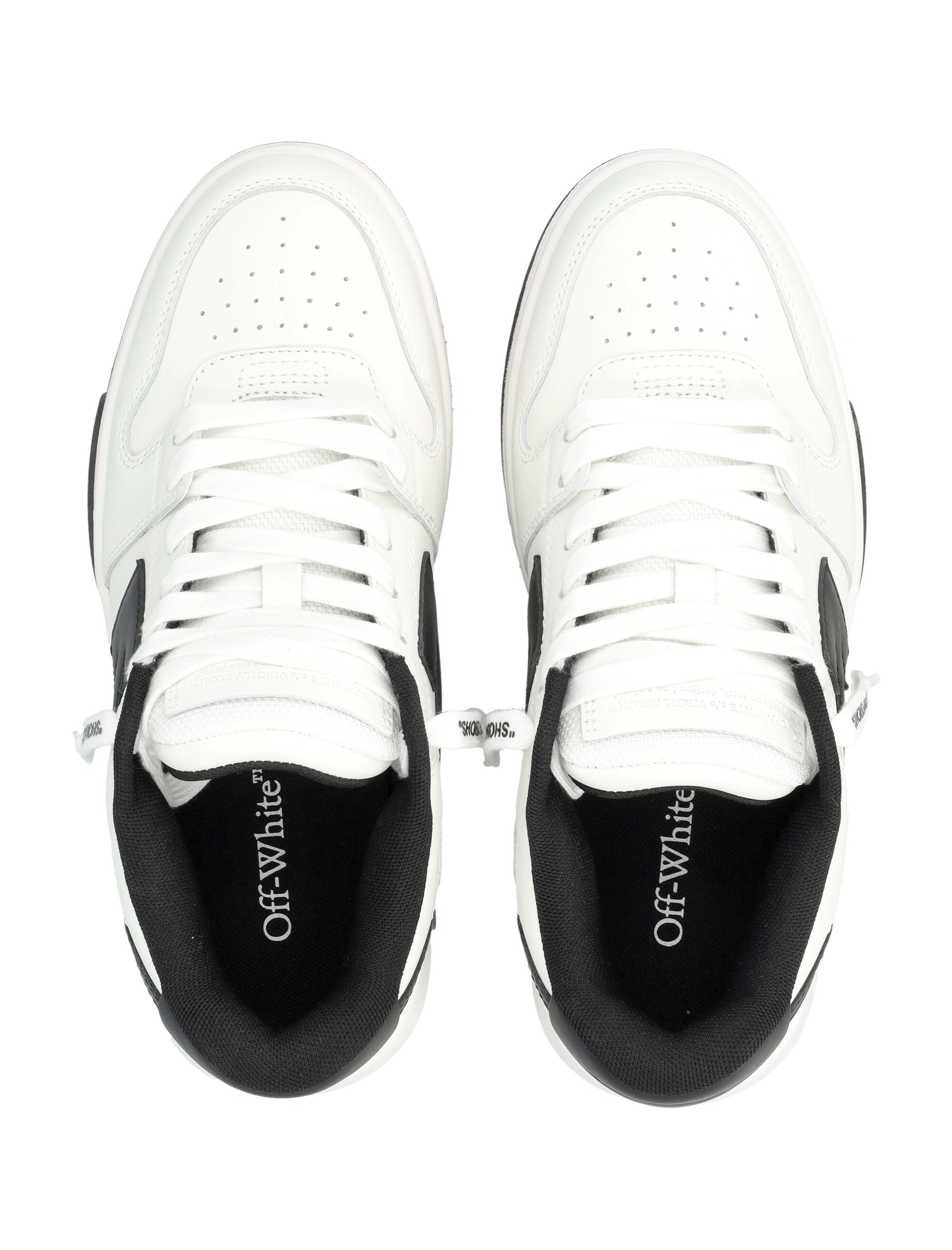 Off-White Out of Office womens sneakers White Black Upper