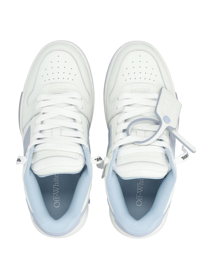 Off-White Out of Office womens sneakers White Light Blue Upper