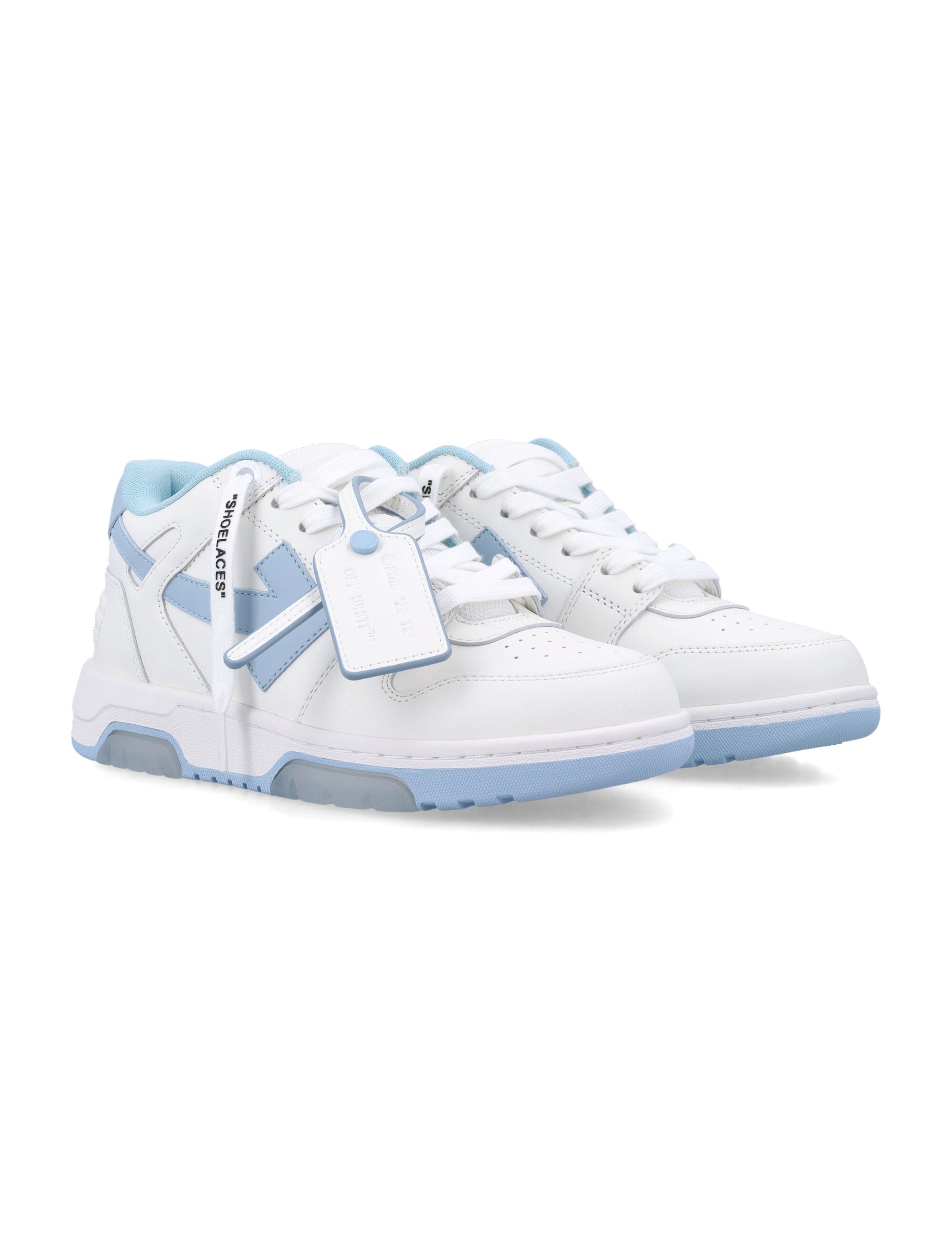 Off-White Out of Office womens sneakers White Light Blue Upper
