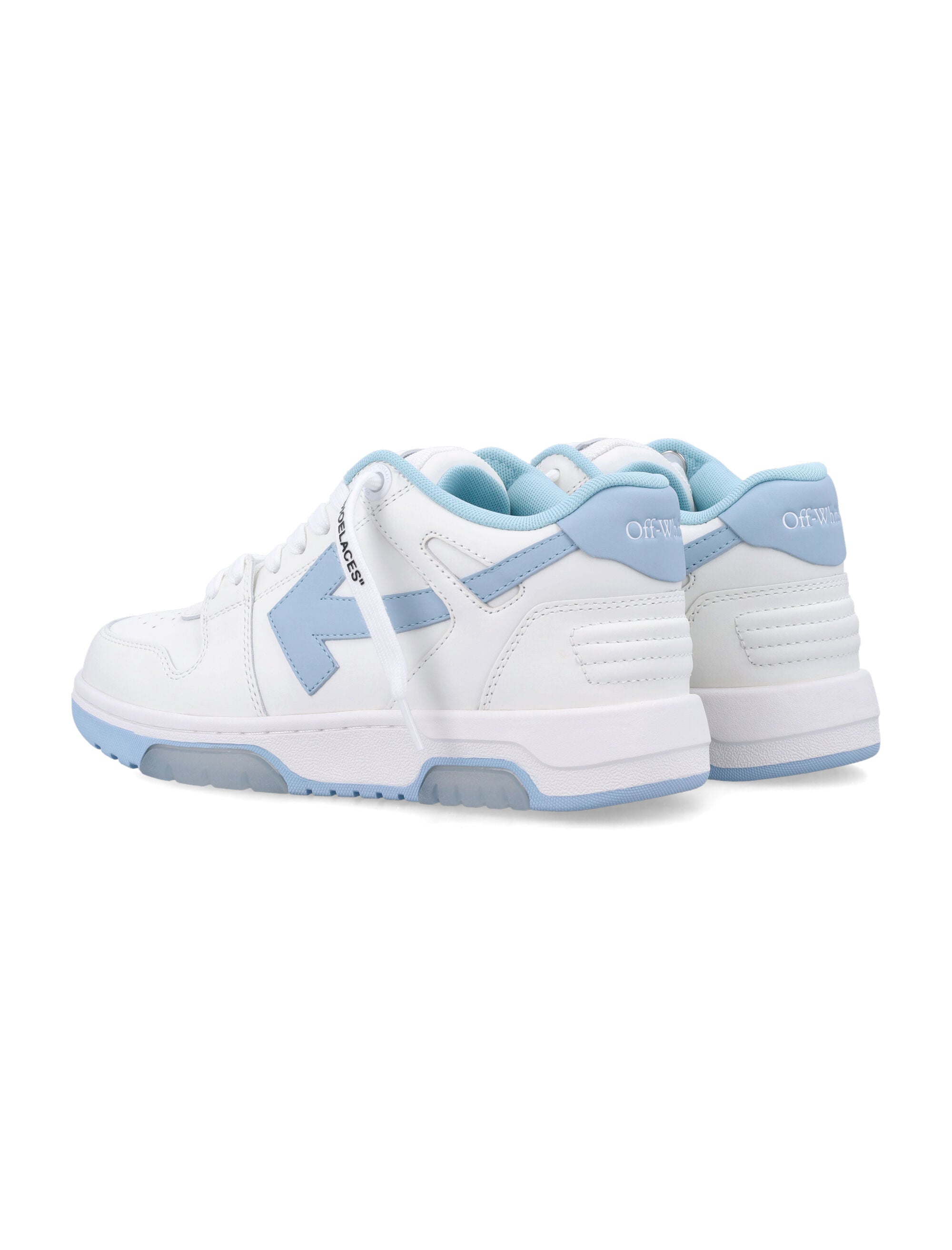 Off-White Out of Office womens sneakers White Light Blue Upper