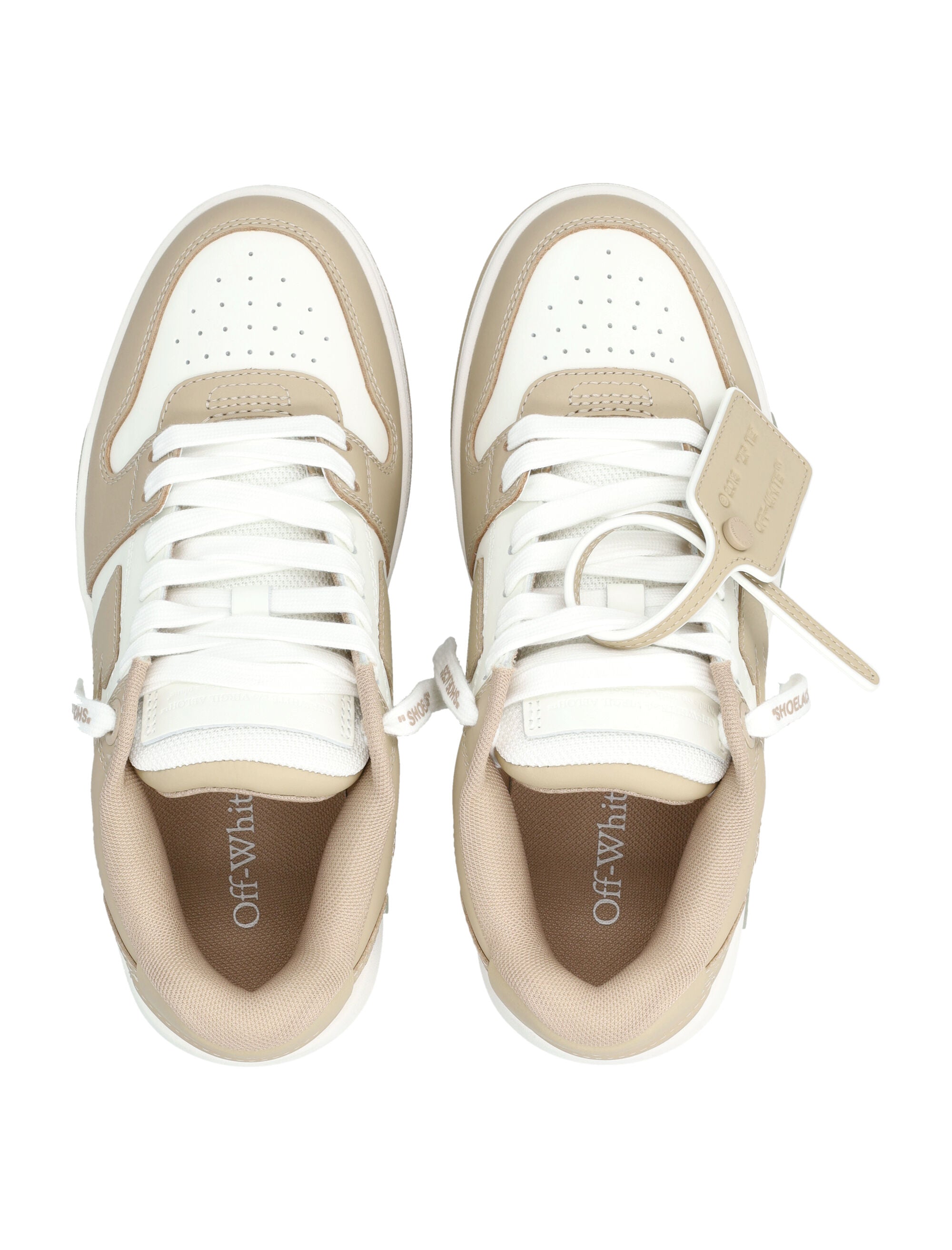 Off-White Out of Office womens sneakers White Beige Upper