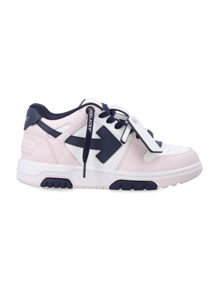 Off-White Out Of Office Womens Sneakers Pink-dark Blue Upper