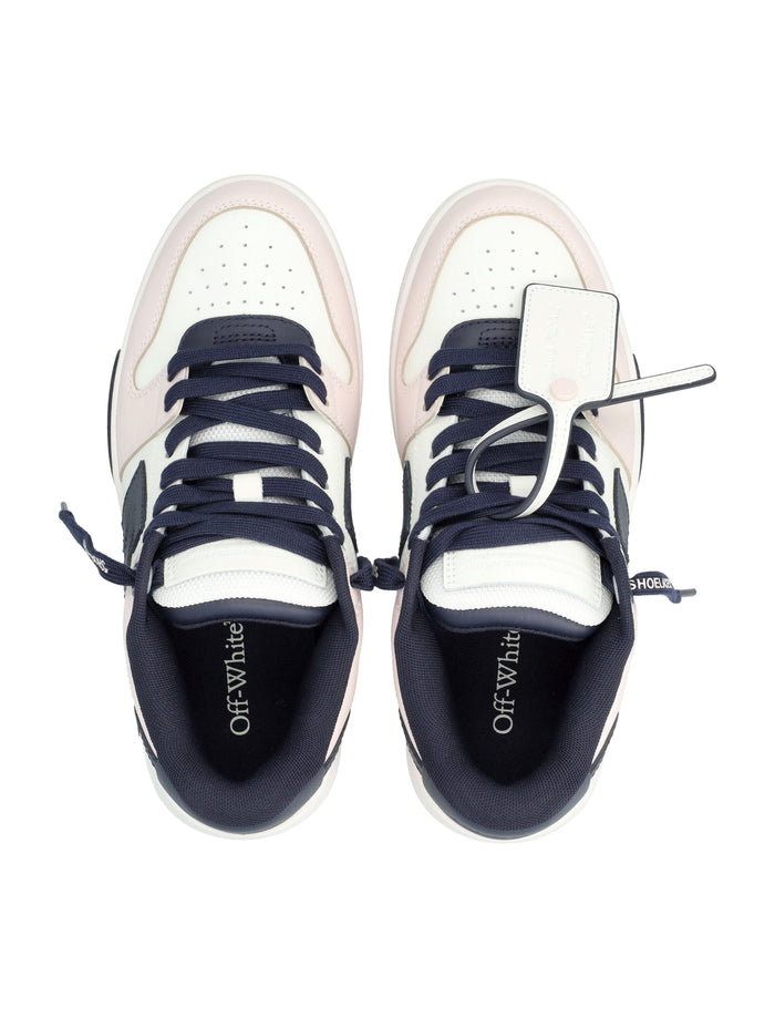 Off-White Out Of Office Womens Sneakers Pink-dark Blue Upper