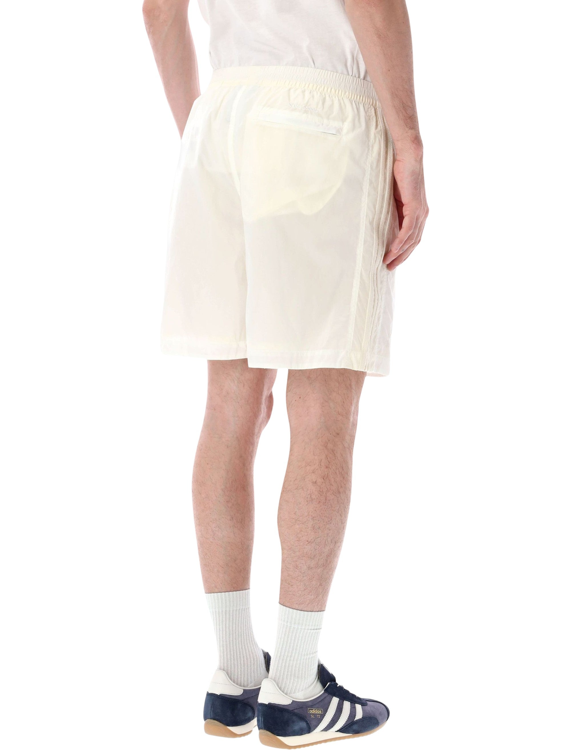Adidas Originals X Wales Bonner Football Shorts Chalk White Recycled Polyamide