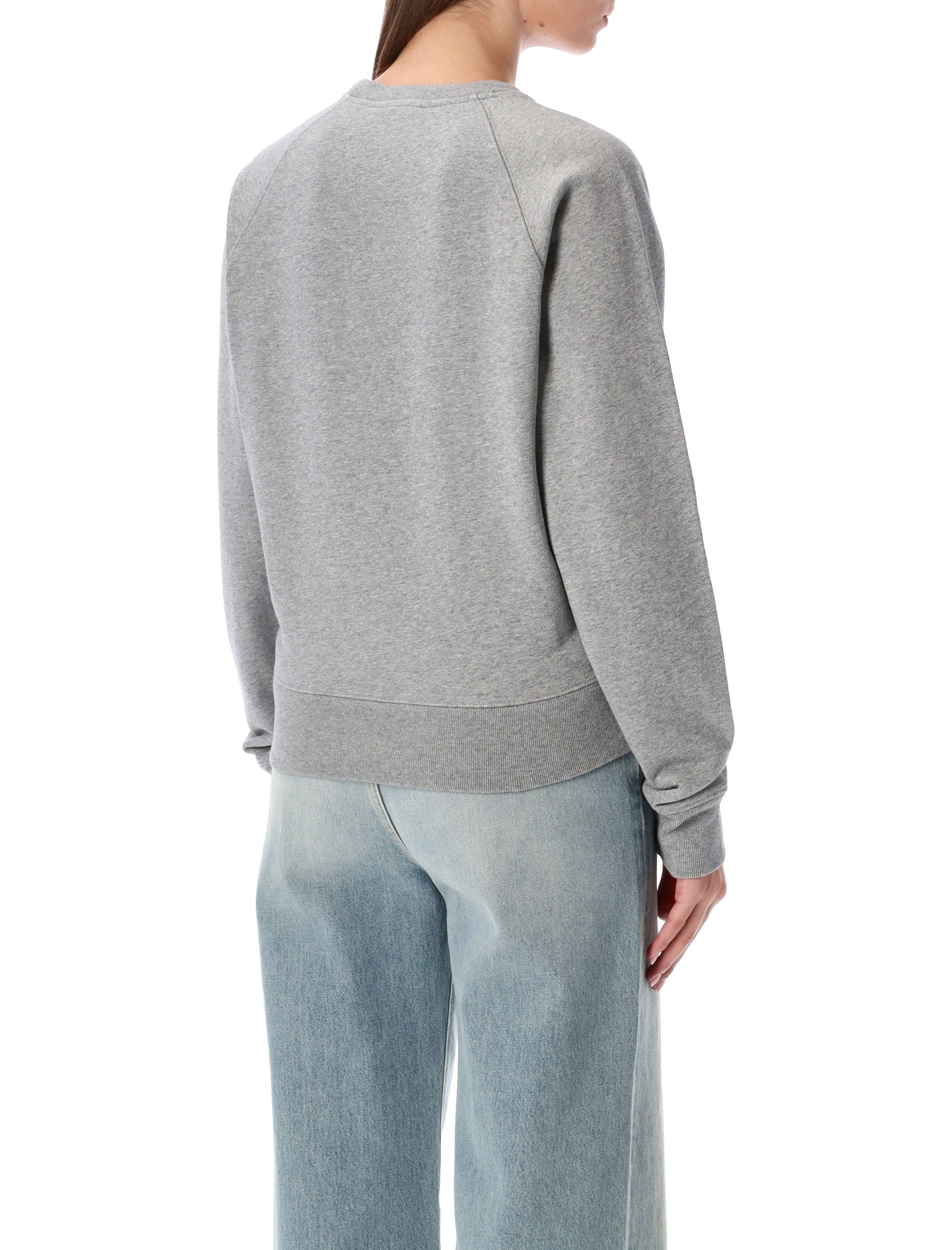 Maison Kitsuné Classic Cotton Fox Head Patch Sweatshirt Grey