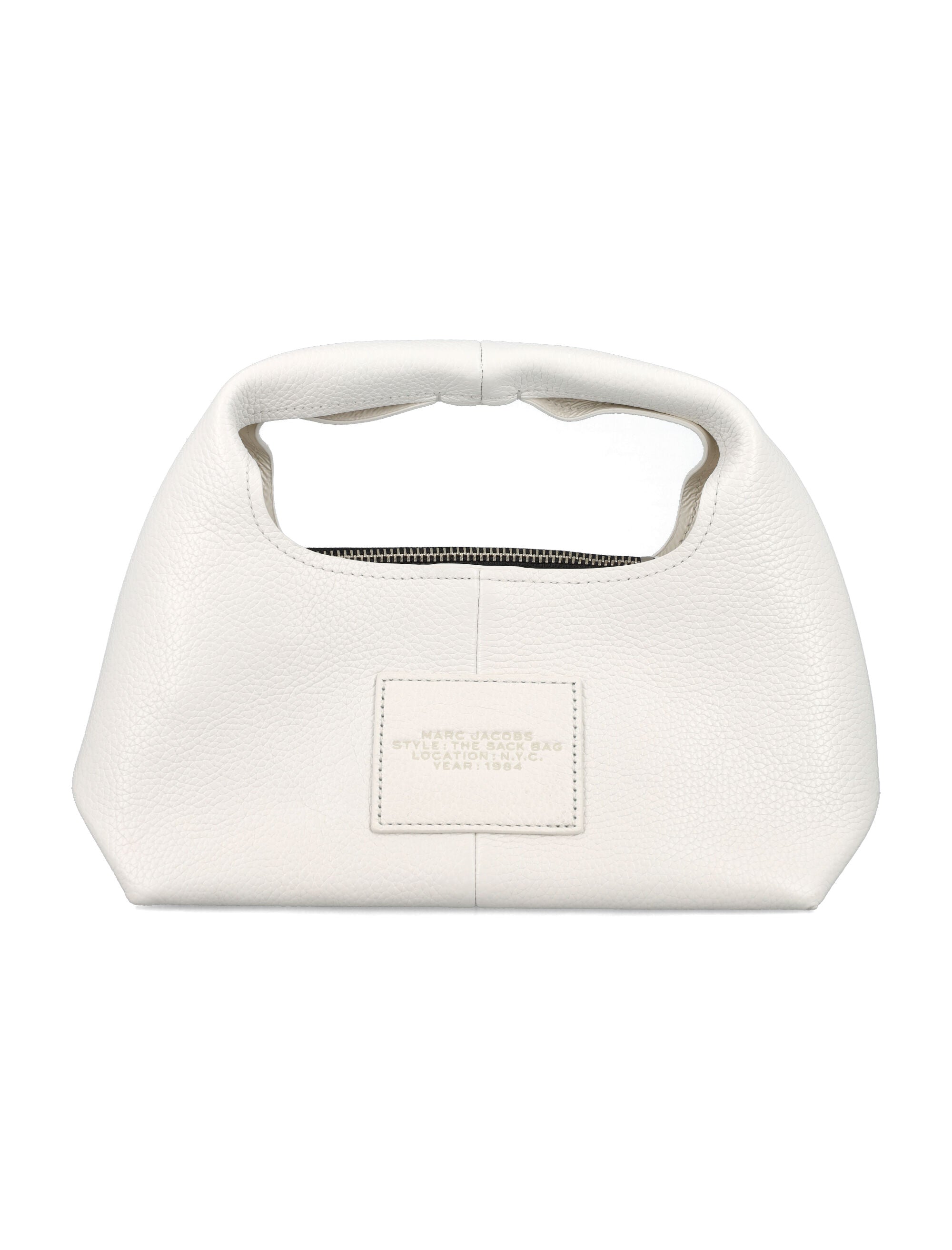 The mini sack bag Marc Jacobs White Cow Leather Tote