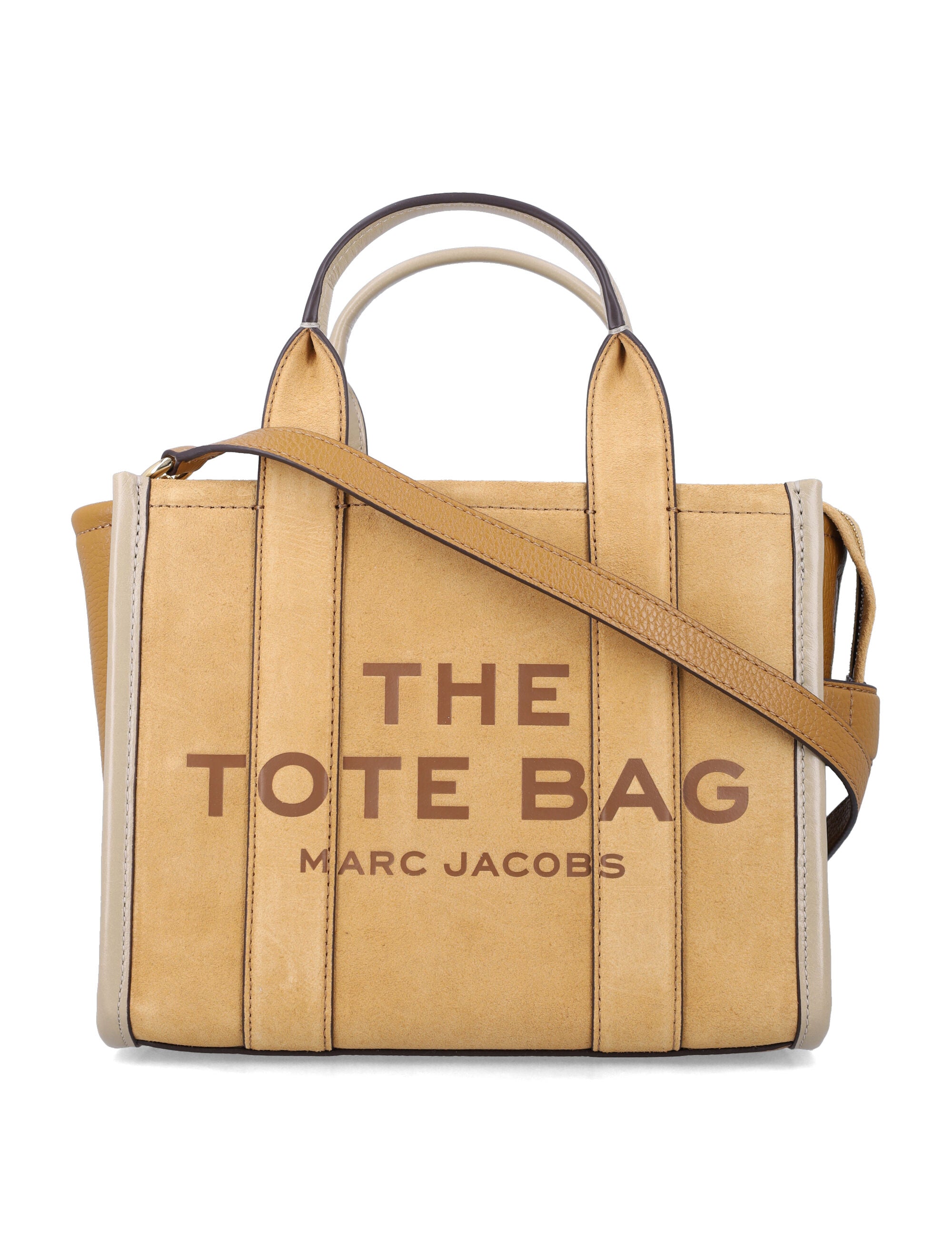 Marc Jacobs The Suede small Tote bag Sahara Cow Leather