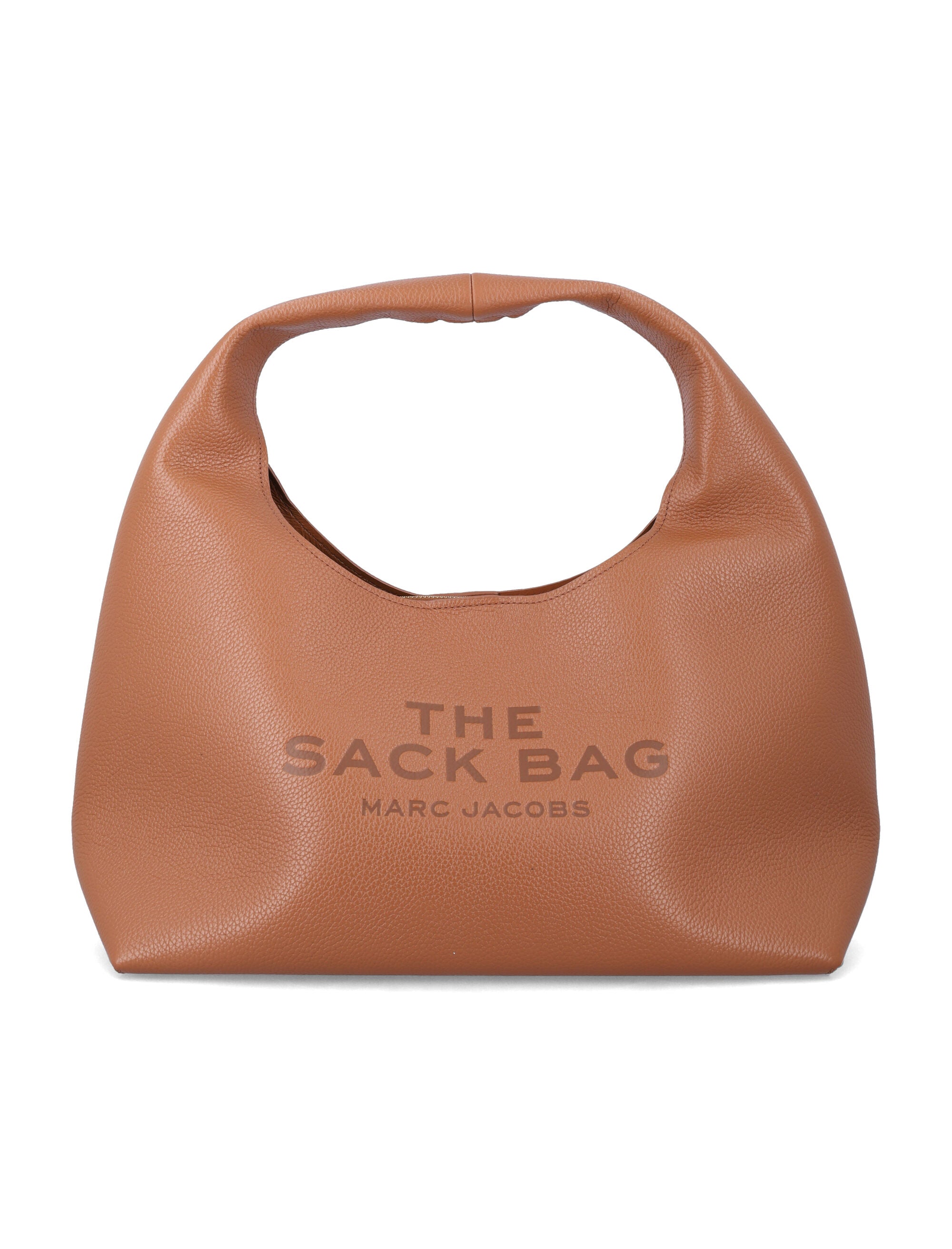 Marc Jacobs The Sack Bag in grained leather Argan Oil Cow Shoulder