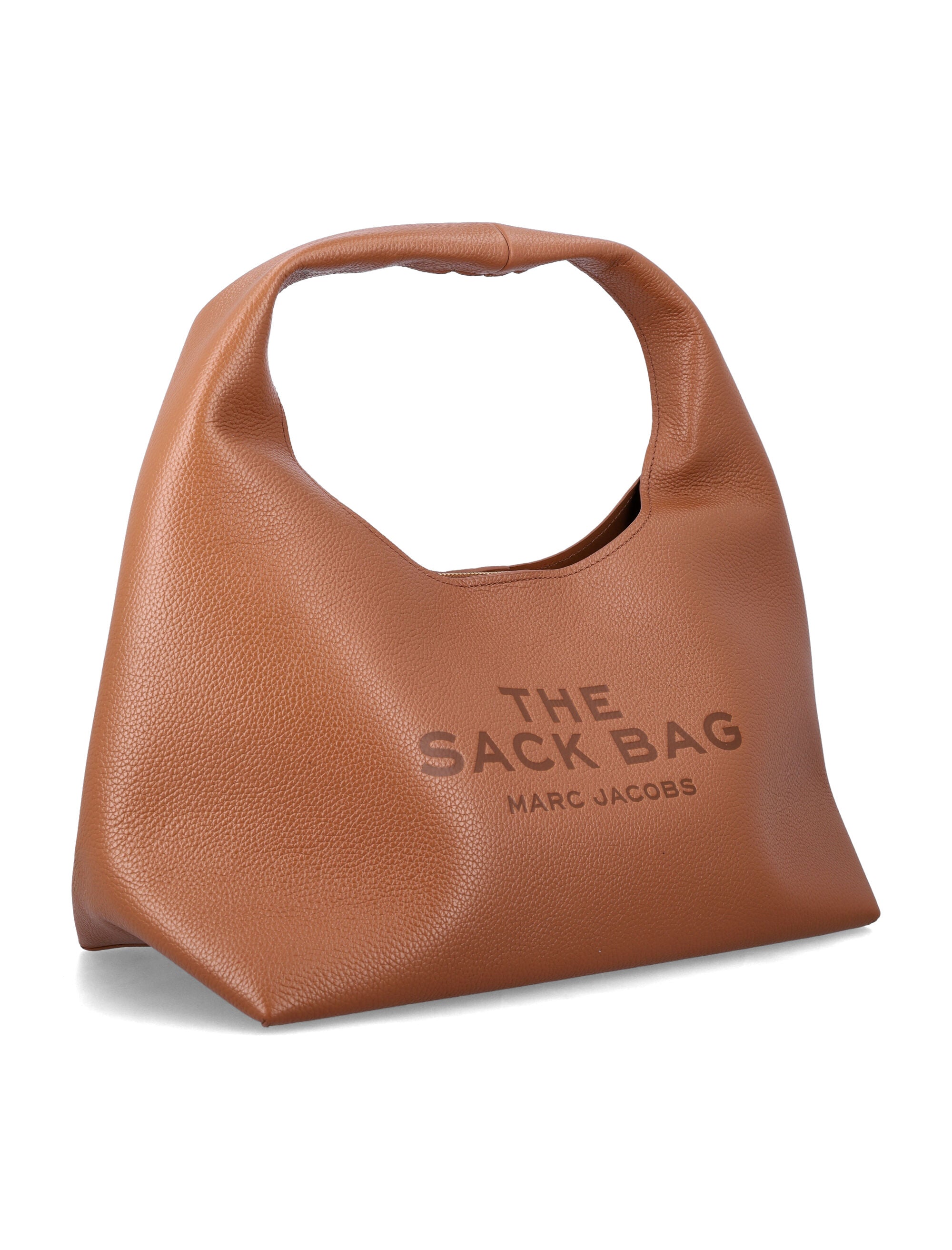 Marc Jacobs The Sack Bag in grained leather Argan Oil Cow Shoulder