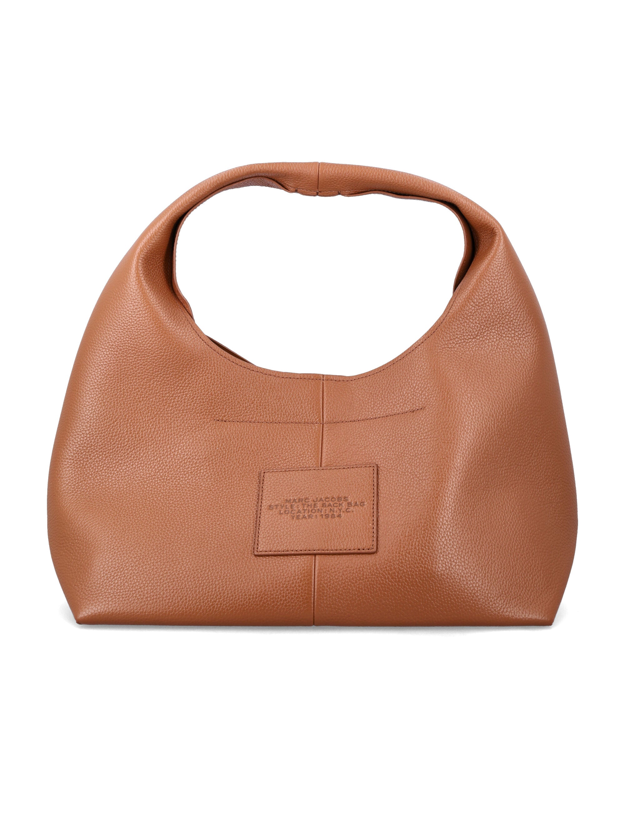 Marc Jacobs The Sack Bag in grained leather Argan Oil Cow Shoulder