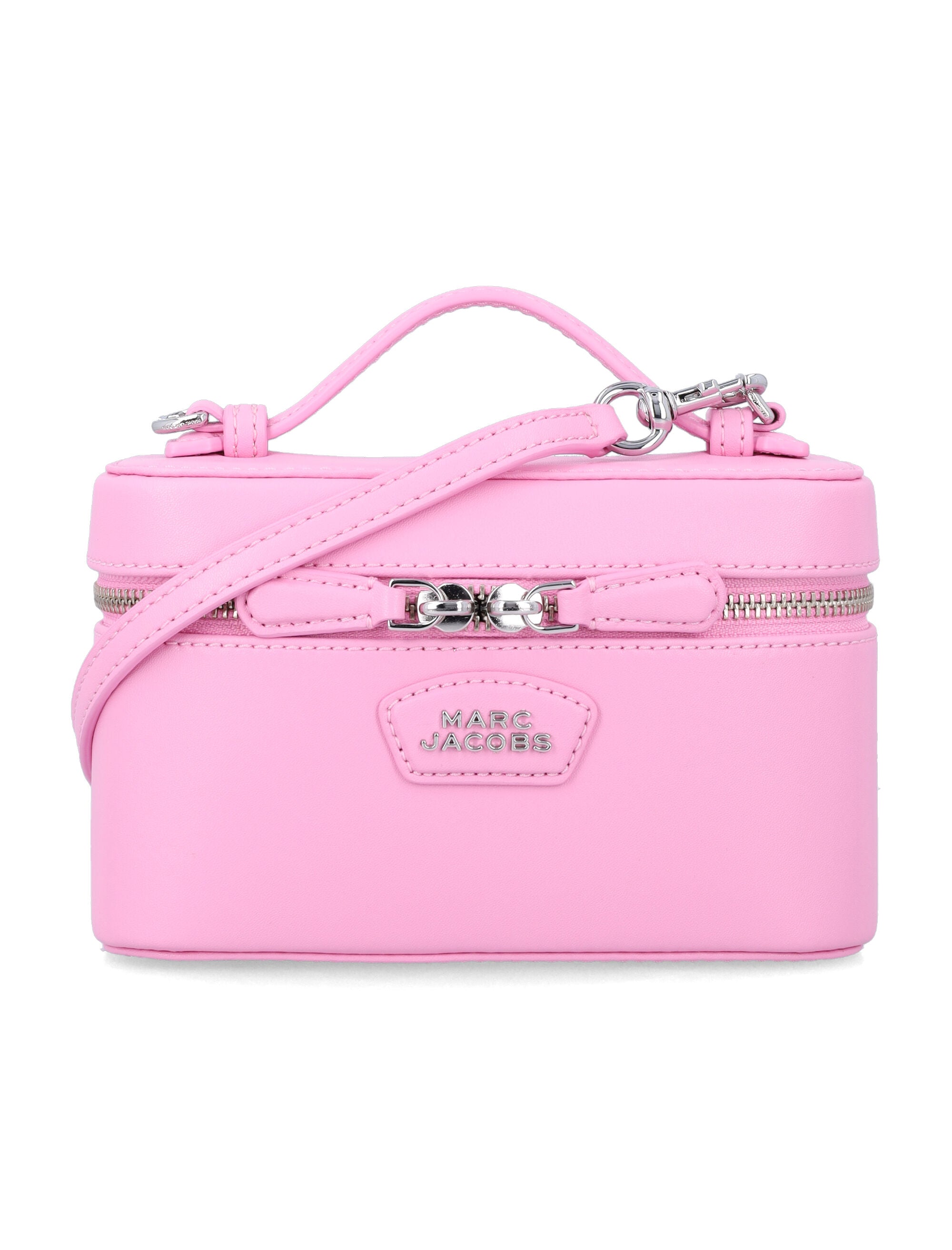 Marc Jacobs Everyday Leather Vanity Bag Prism Pink Split Cow Shoulder
