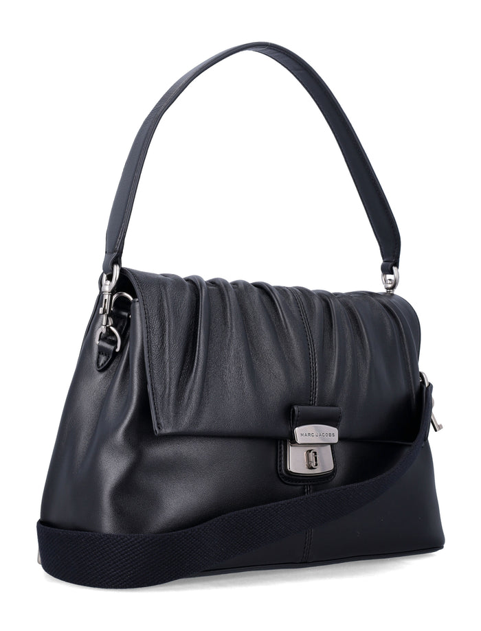 Marc Jacobs Cristina nappa leather Messenger Black Lamb Shoulder Bag