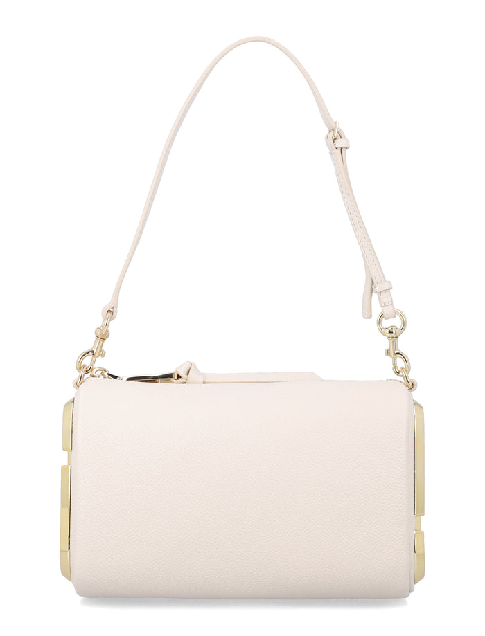 Marc Jacobs The Snapshot Shoulder Bag Cloud White Cow Leather