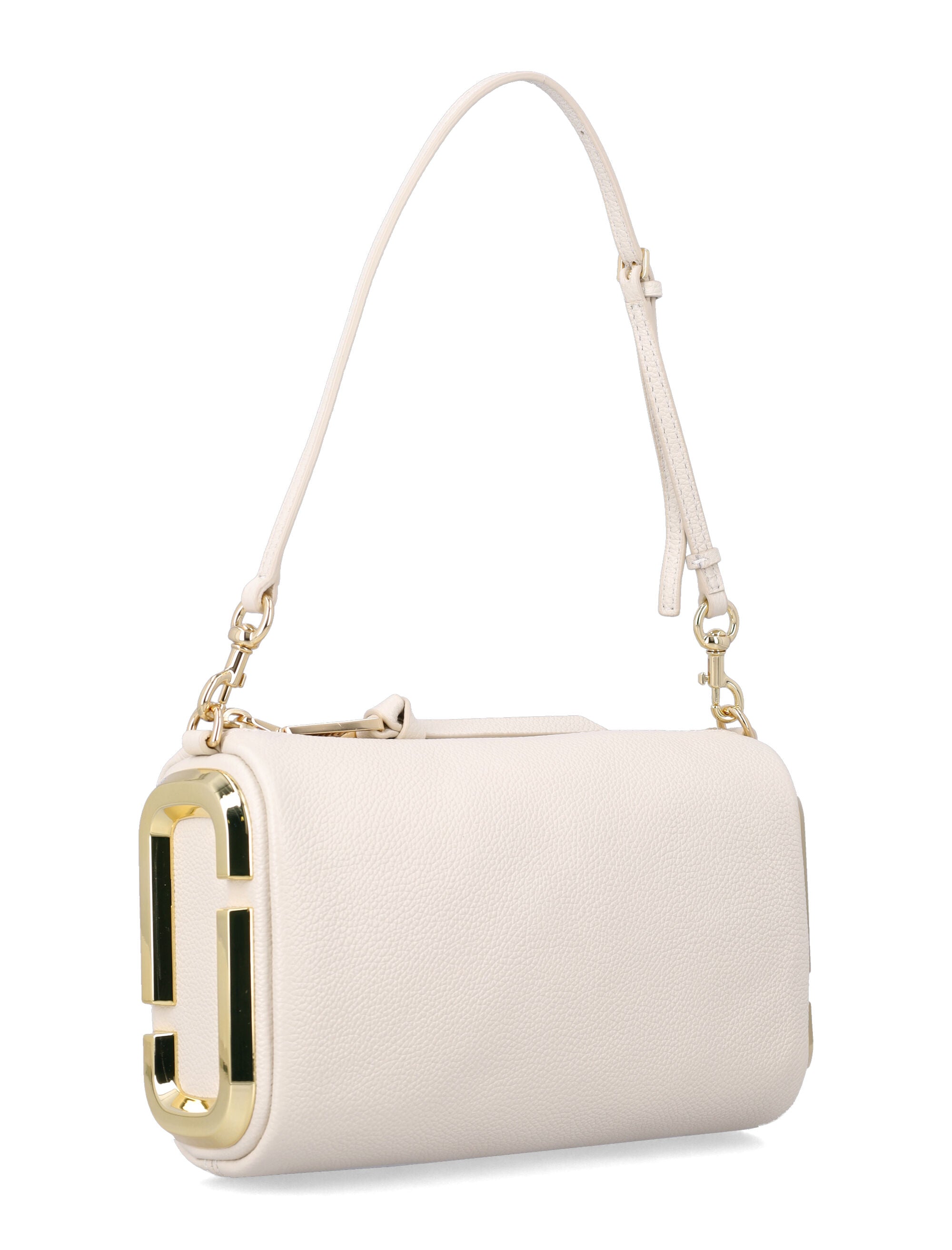 Marc Jacobs The Snapshot Shoulder Bag Cloud White Cow Leather